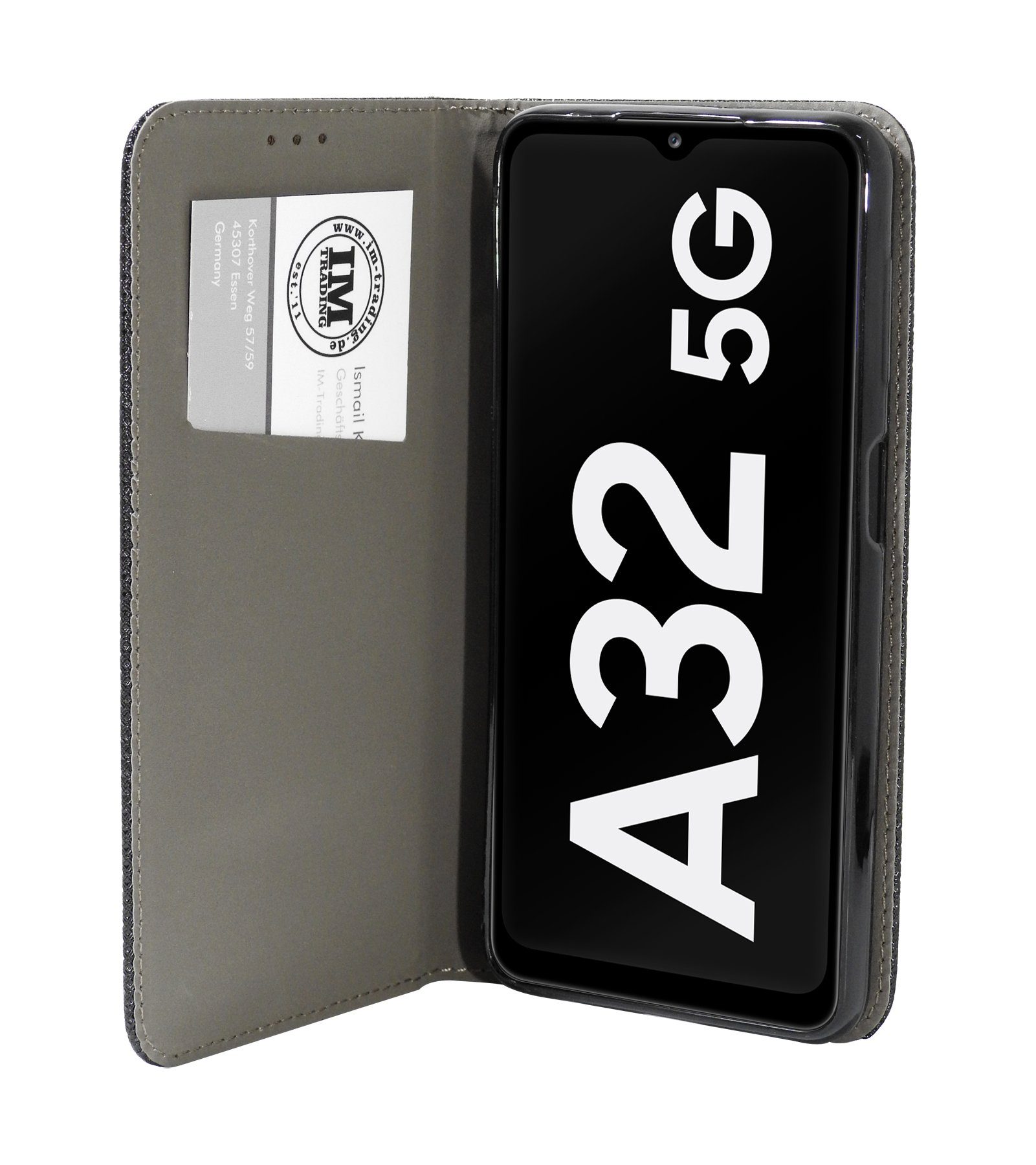 cofi1453 Smartphone-Hülle Buch Tasche "Smart" für SAMSUNG GALAXY A04s Handy Hülle