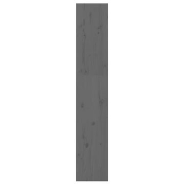 furnicato Bücherregal Bücherregal/Raumteiler Grau 60x30x167,5 cm Massivholz Kiefer
