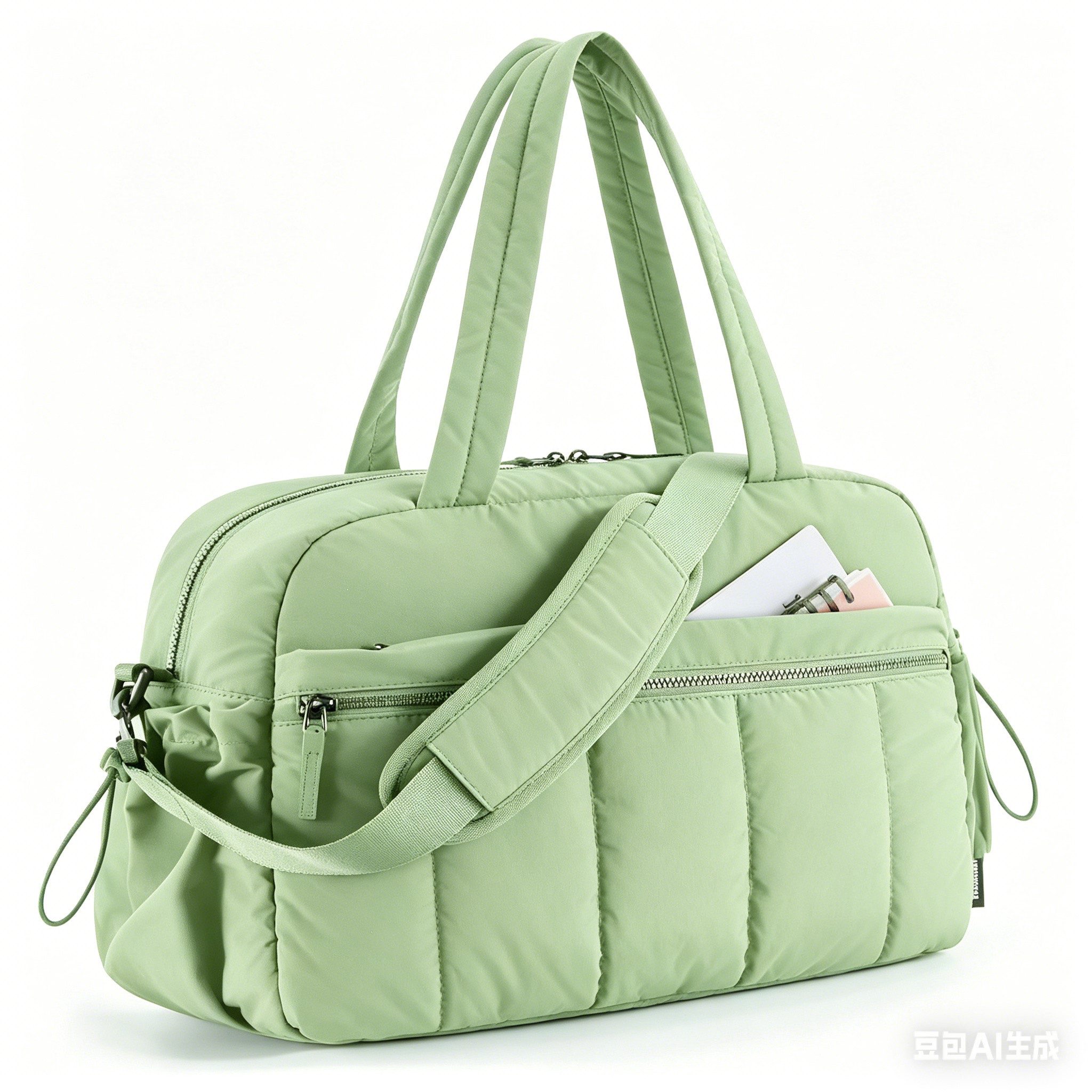 Forrlite Reisetasche Reisetasche Puffer, Sporttasche Damen 24L Weekender Wickeltasche (Wasserabweisend Travel Bag Handgepäck Gym Bag Kliniktasche Geburt Krankenhaustasche Mit PVC Nasse Tasche Für Fitness, Schwarz)