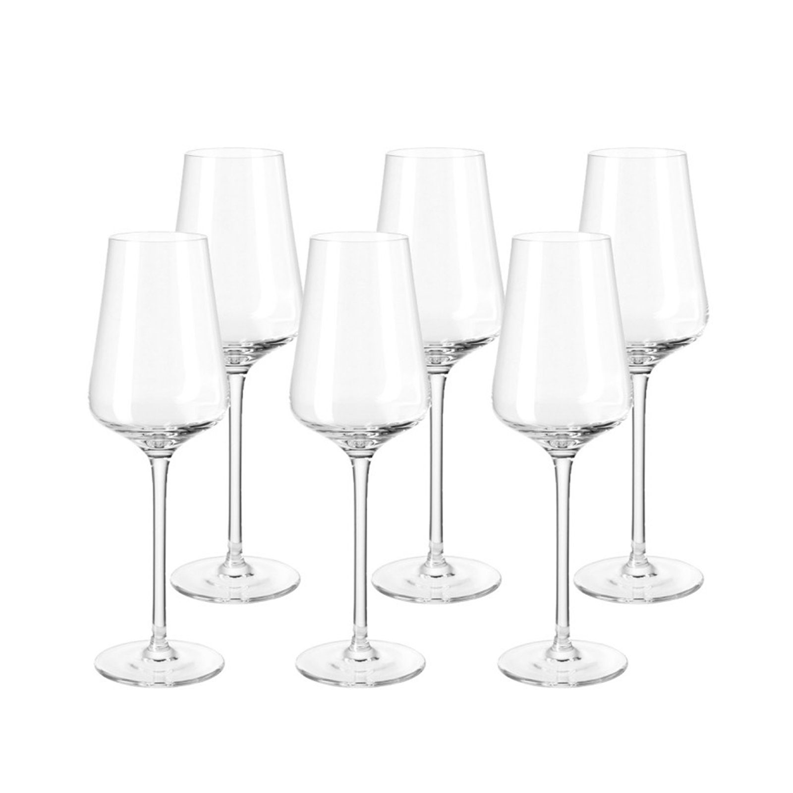 LEONARDO Glas Leonardo Puccini Digestif-Gläser, Brandwein-Glas mit  gezogenem Stiel, spülmaschinenfeste Likör-Gläser, 6er Set, 220 ml