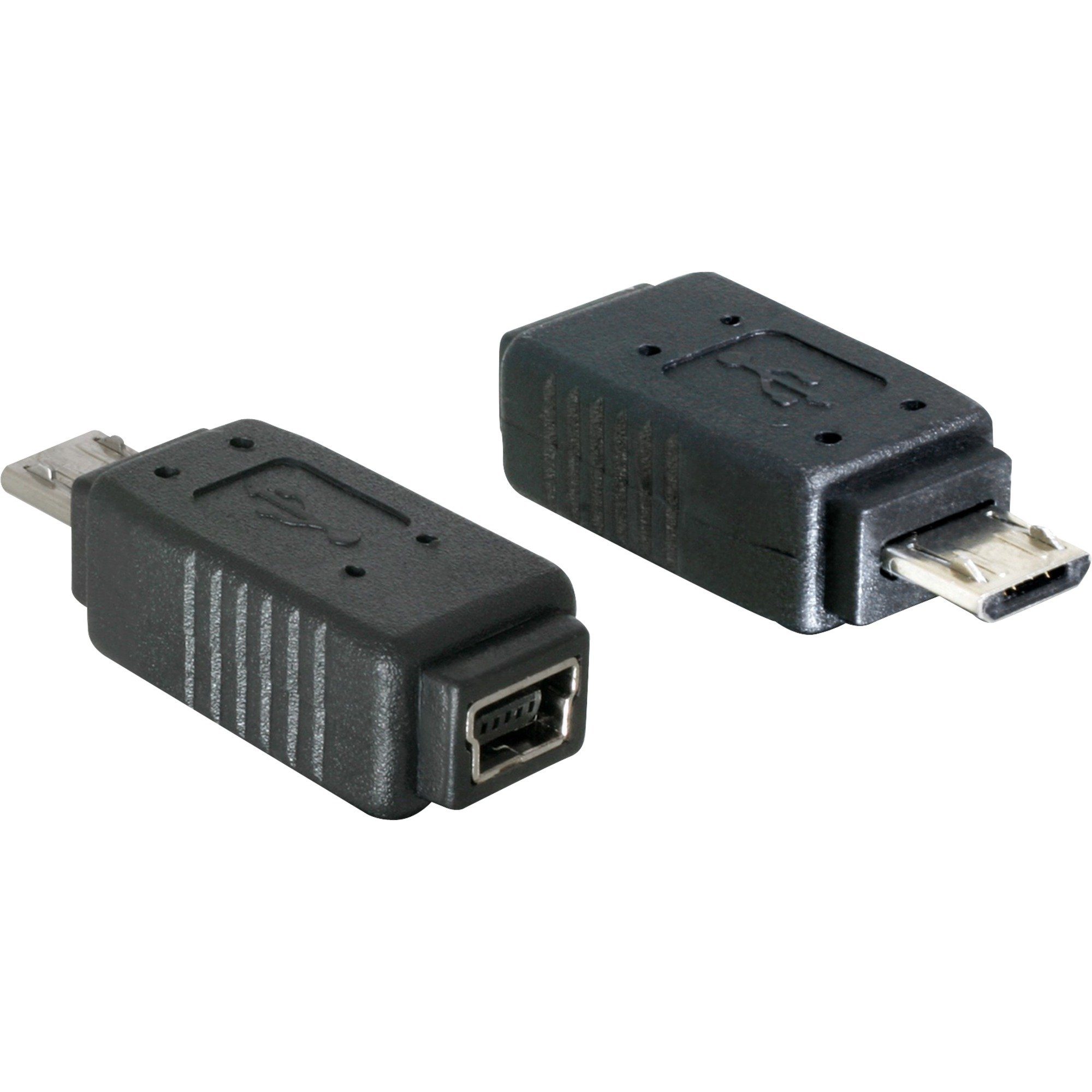 DeLOCK USB Adapter, Micro-USB Stecker > Mini-USB USB-Adapter