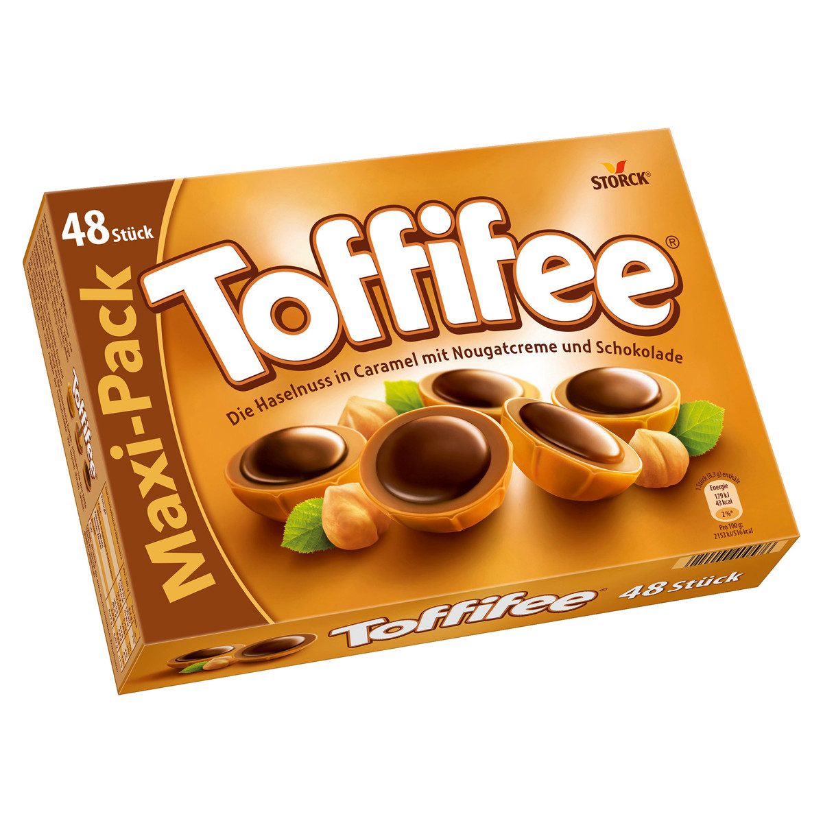 Toffifee Schokolade, Toffifee Maxi Pack mit der cremig weichen Karamell Füllung 400g