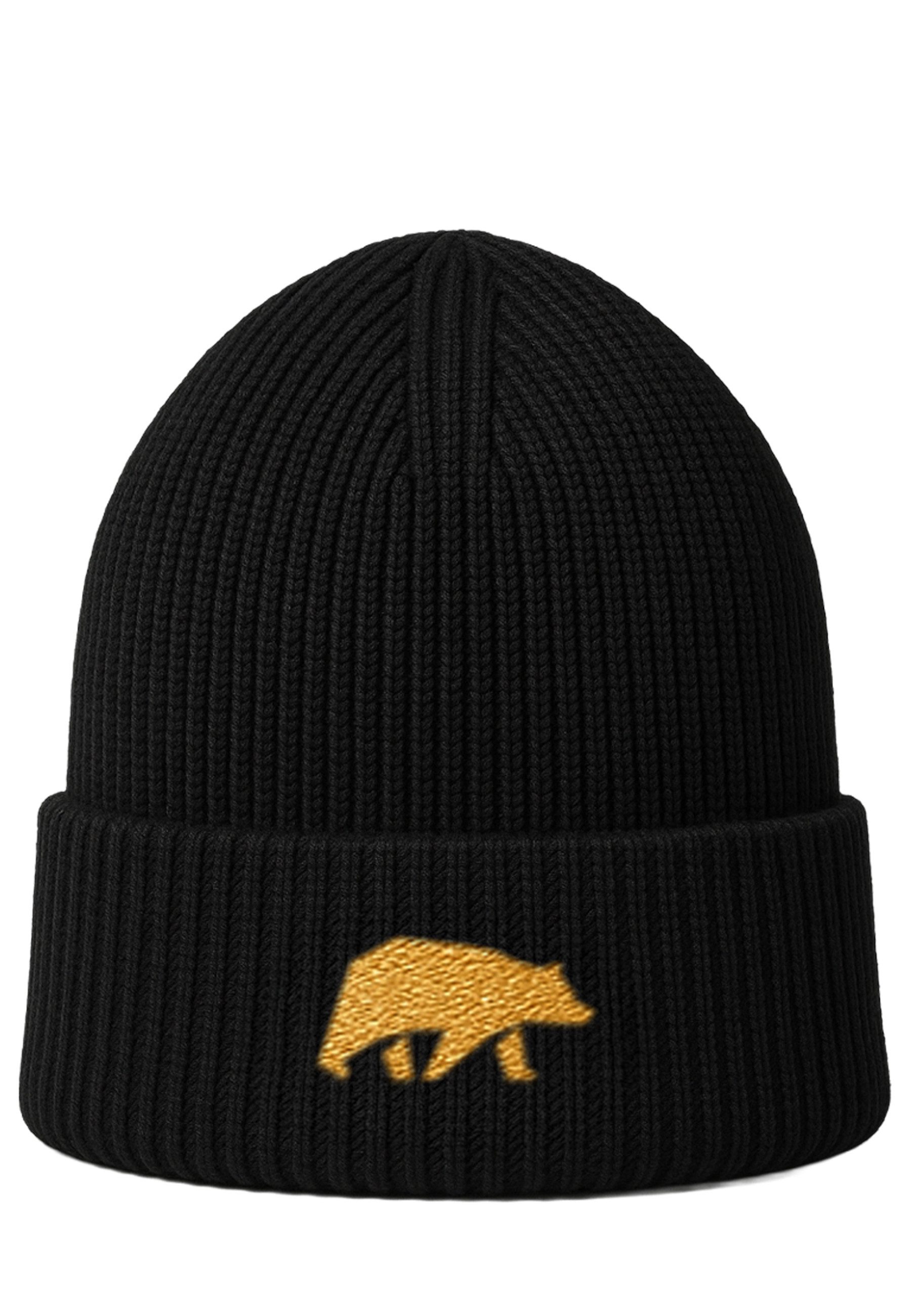 Beanie Strickmütze mit FORSBERG Sticklogo