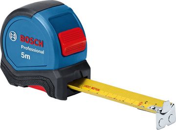 Bosch Professional Werkzeugset (1600A027M3), 13-tlg., Wasserwaage, Maßband, Universalmesser und Ersatzklingen