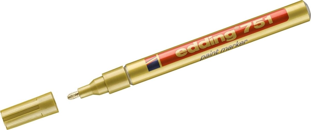 edding Permanentmarker Glanzlack-Marker edding 751 1-2mm gold