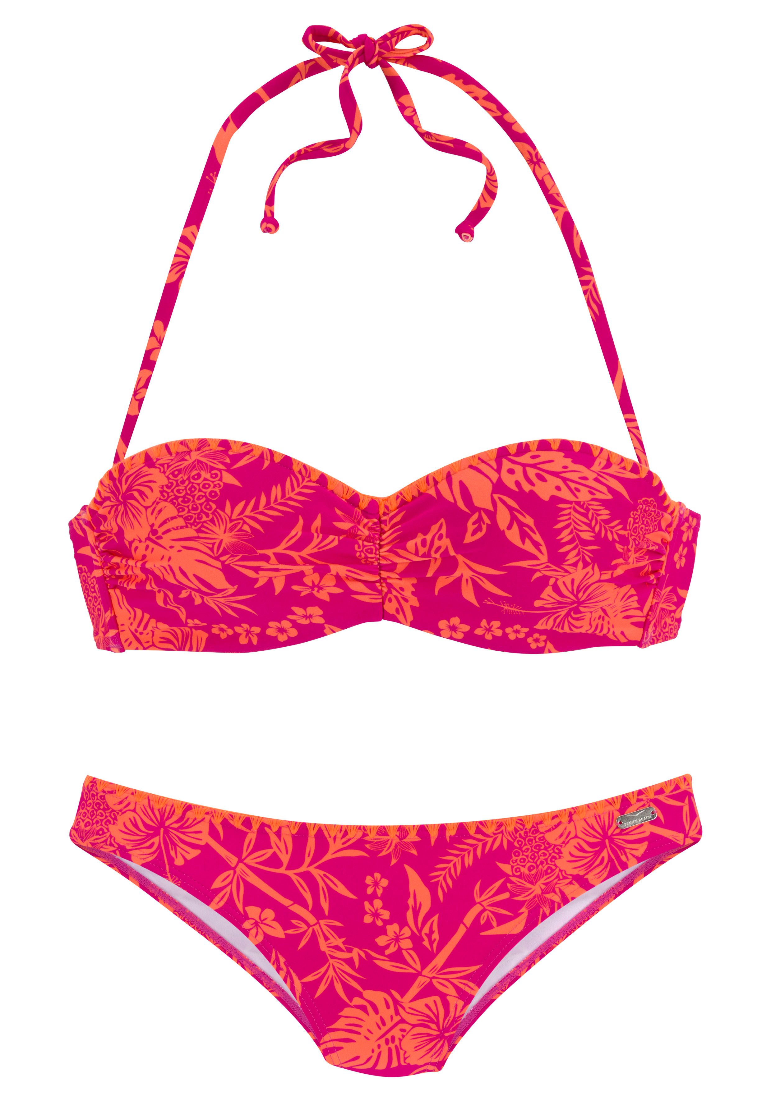 Venice Beach Bügel-Bandeau-Bikini Kensi mit kontrasfarbener günstig online kaufen