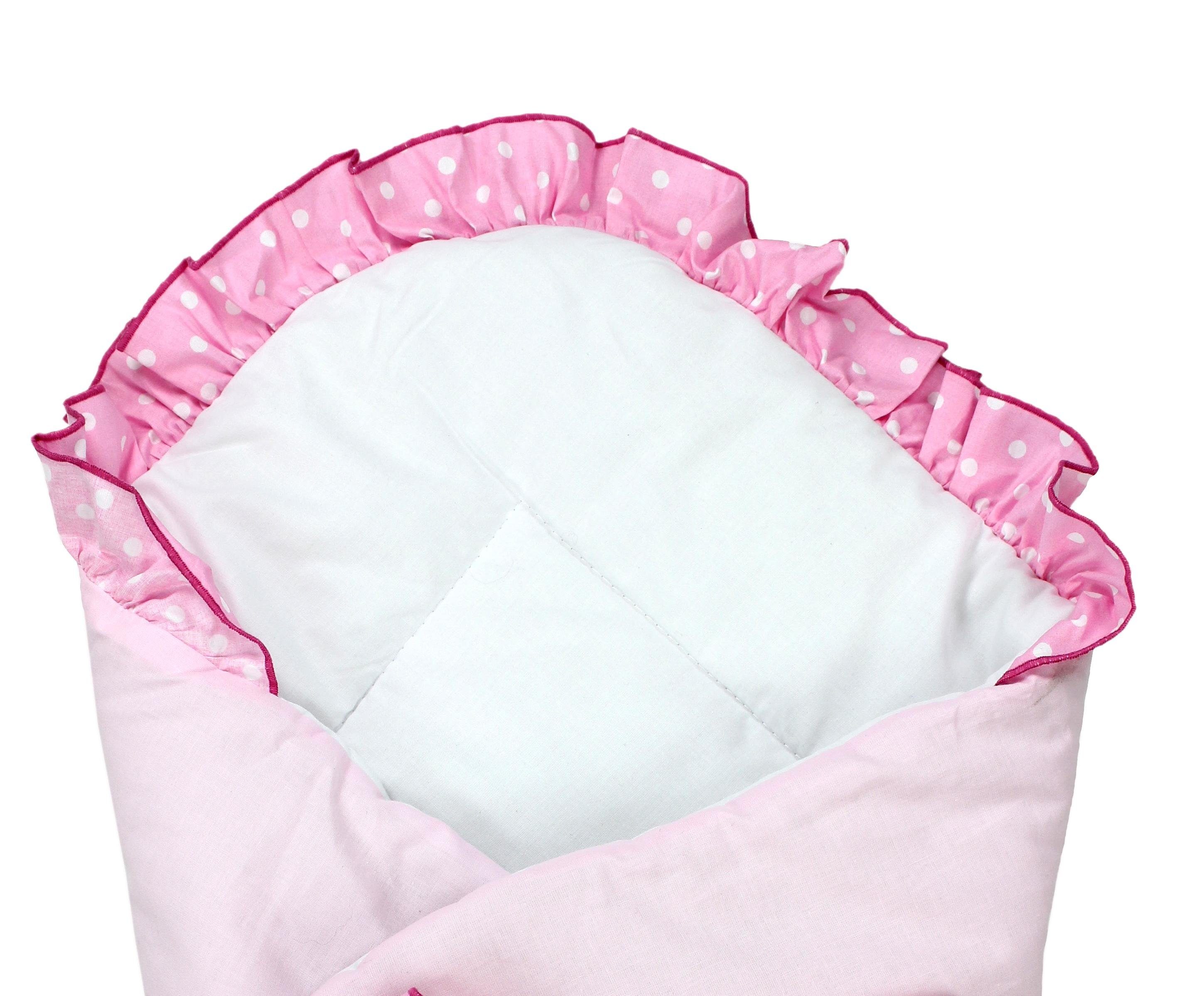 Einschlagdecke TupTam Unisex Baby Einschlagdecke mit Schleife, TupTam – Bild 4 von 5