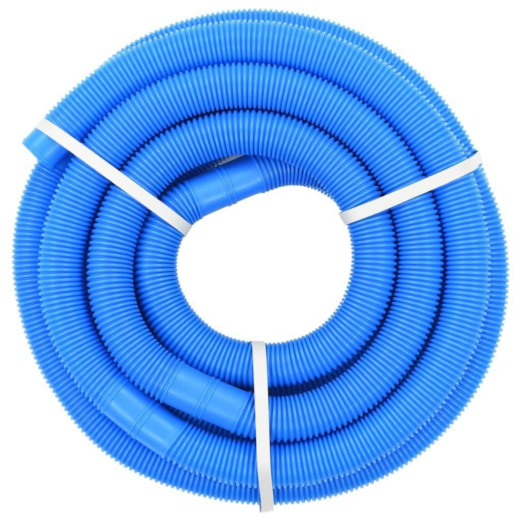 vidaXL Poolbodensauger 99 m Poolschlauch Blau 32 mm 9,9 m vidaXL