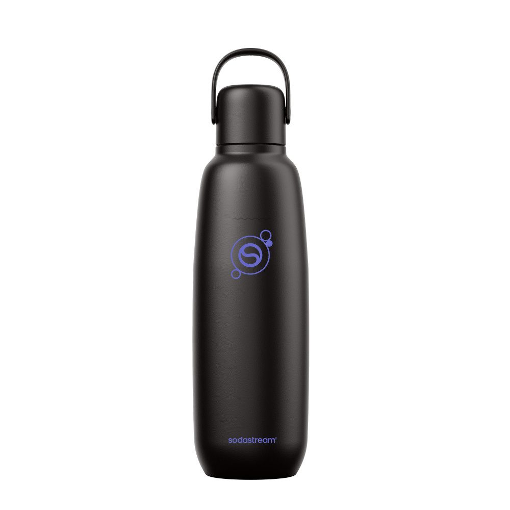 SodaStream Thermoflasche Metallflasche Fizz&go COOL DWS, 0,9 l, Trinkflasche, kompatibel mit SodaStream DUO, E-DUO, TERRA, ART & ENSO Wassersprudler