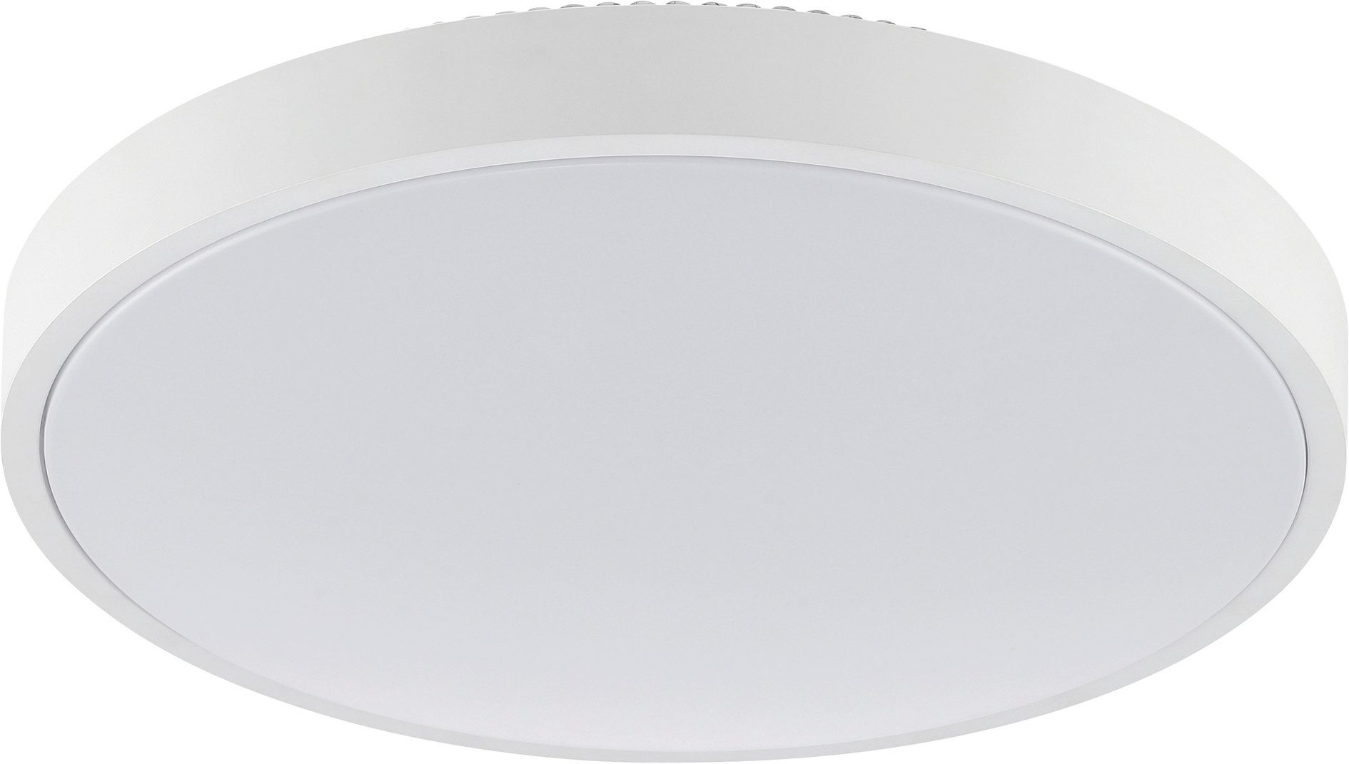 Brilliant LED Deckenleuchte Solistra, Memoryfunktion, LED fest integriert, Warmweiß, Ø 45 cm, 2950 lm 3000 K, Backlight-Lichteffekt, 3 Lichtmodi, weiß
