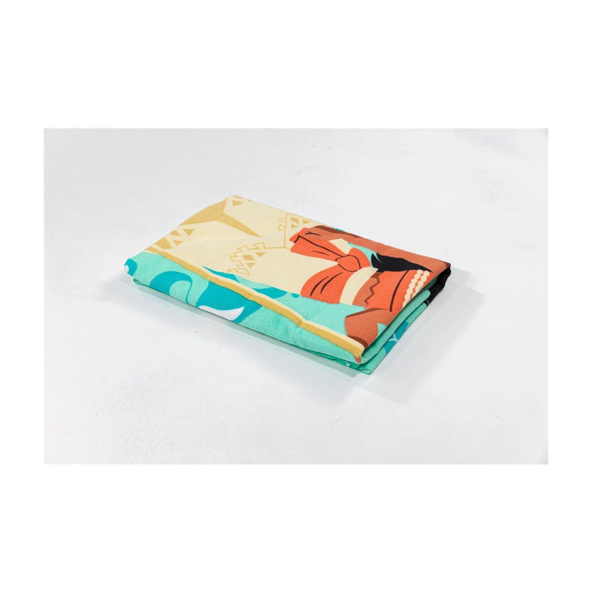 Disney Badetücher Disney Vaiana Raised Sea Strandtuch 70x140, 100% Polyester (1-St)