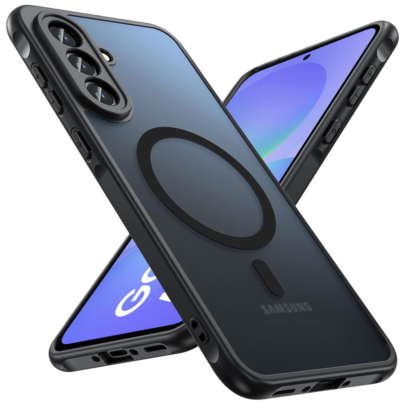 CoolGadget Handyhülle für Samsung Galaxy A56 5G 6,6 Zoll, Kamera Schutz Hülle Silikon Hard Case Schutzhülle für Magsafe Zubehör