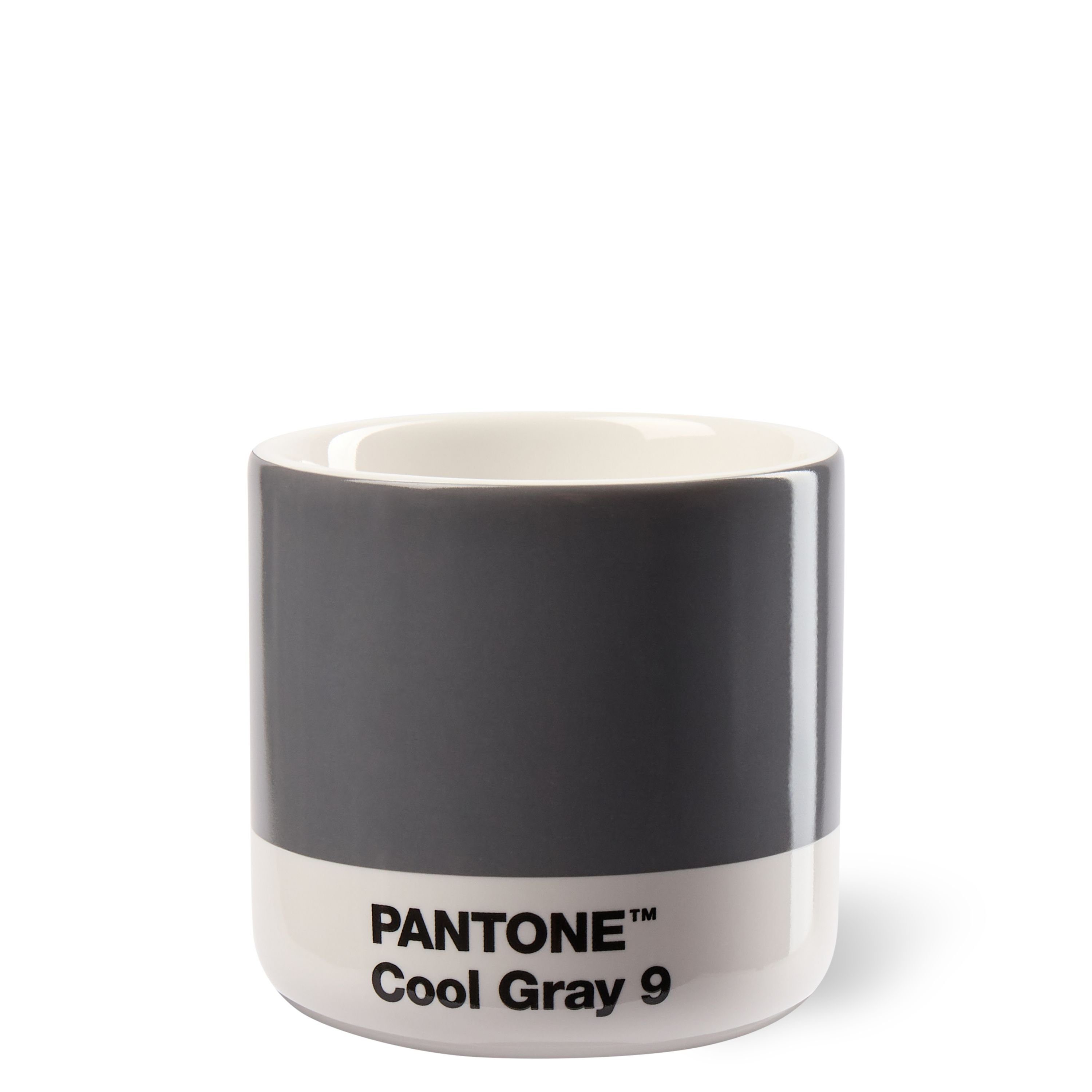 PANTONE Kaffeeservice, PANTONE Porzellan Macchiato Thermobecher Cool Gray 9 C