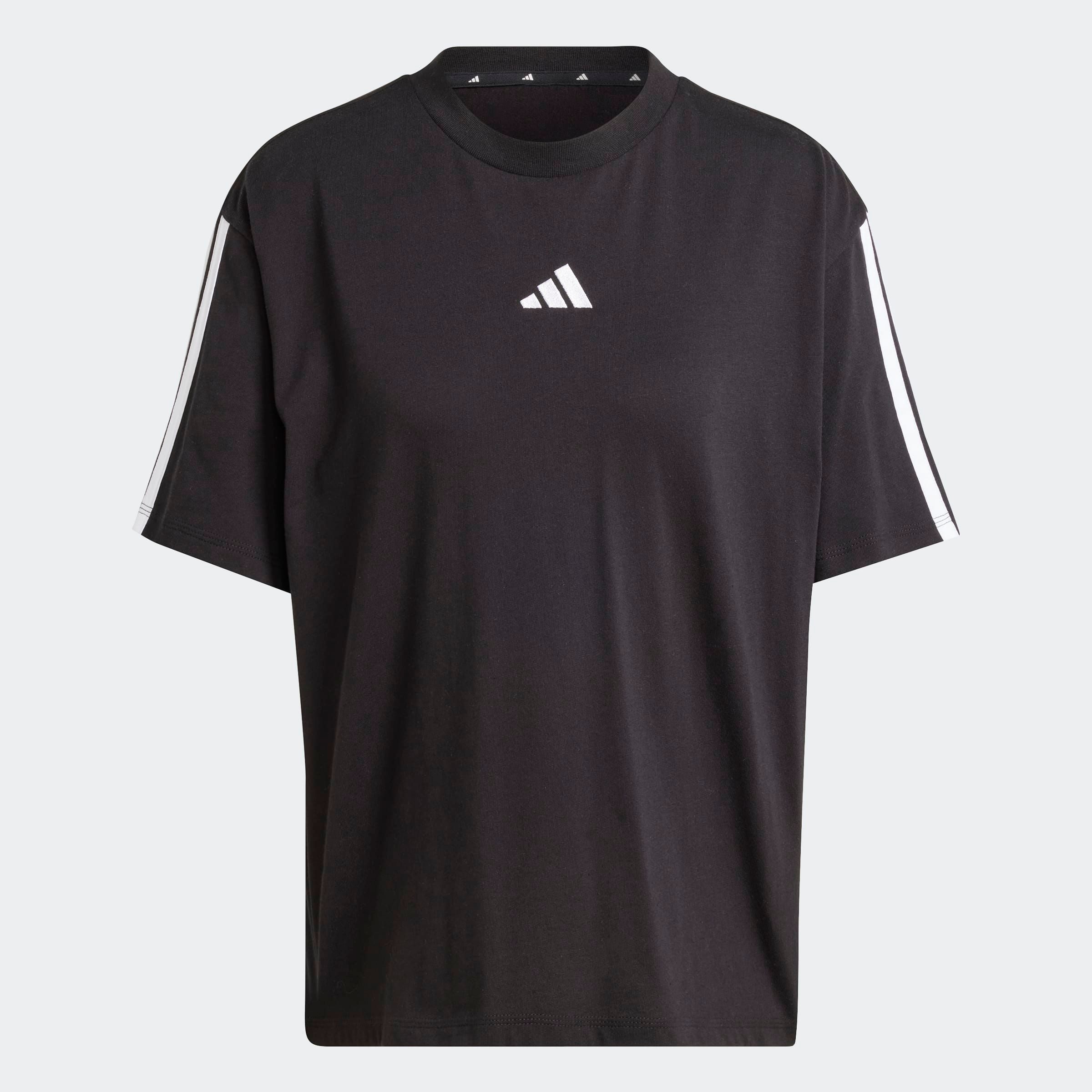 adidas Sportswear T-Shirt W 3S SJ BF T lockere Passform, Kurzarmdesign, sportlicher Stil, aus Baumwolle