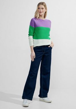 Cecil Strickpullover mit Colorblocking