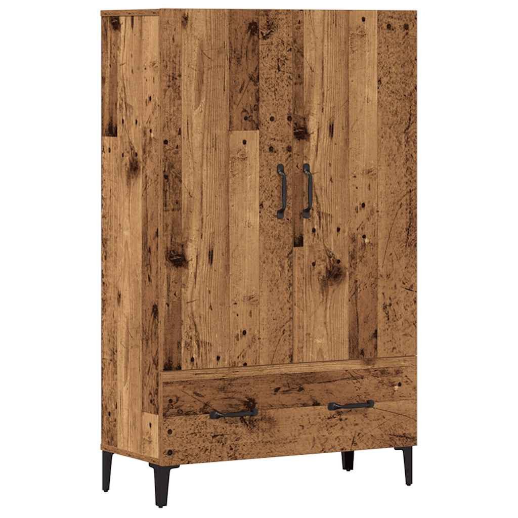 vidaXL Highboard NA Highboard Hochschrank Buffetschrank Anrichte Altholz-Optik 70x31x11