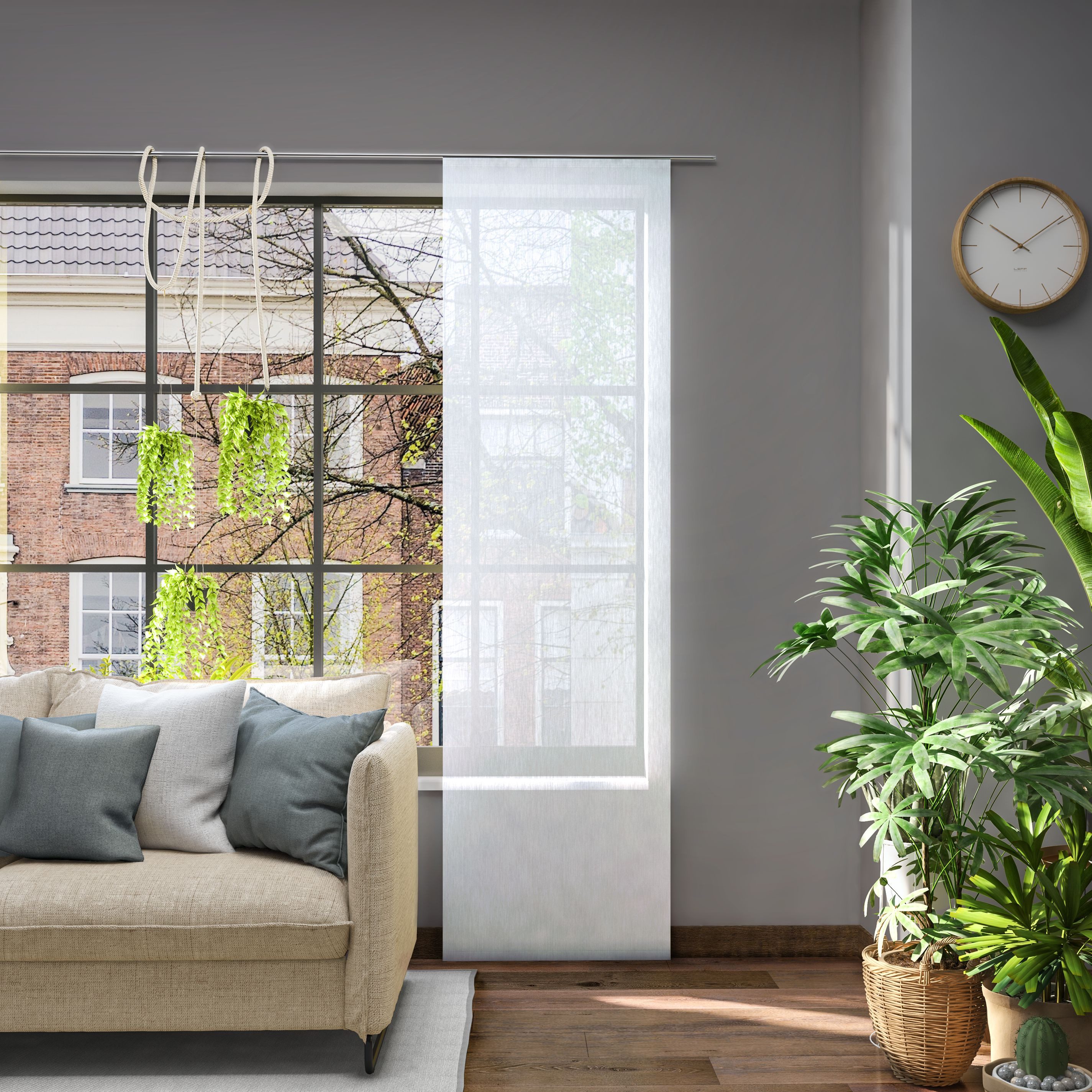 Neutex for you Schiebegardine "Libre-ECO" Paneelwagen 1 Stk. tlg. 60 x 245 günstig online kaufen