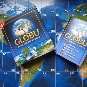 puls entertainment Spiel, GLOBU - Das Weltkarten-Kartenspiel