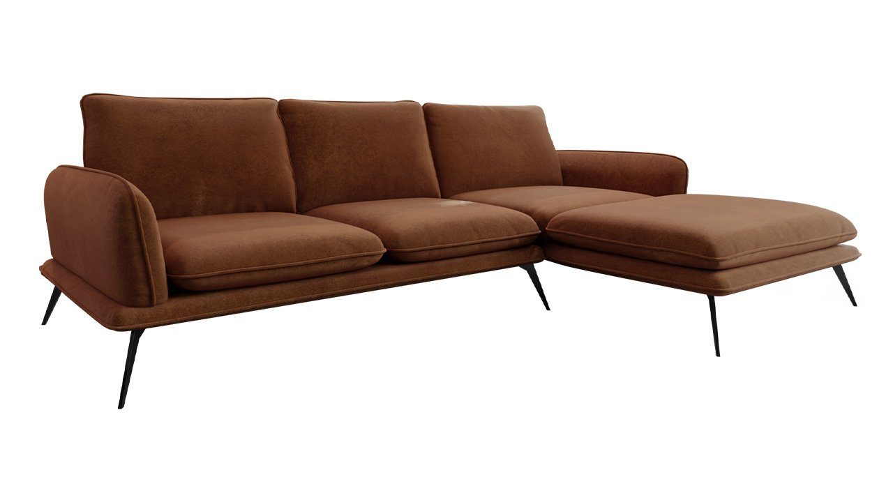Sofa, 295 Portimao LC, MIRJAN24 L-Form Farbauswahl Ecksofa Polsterecke Loft Zetta Couchgarnitur