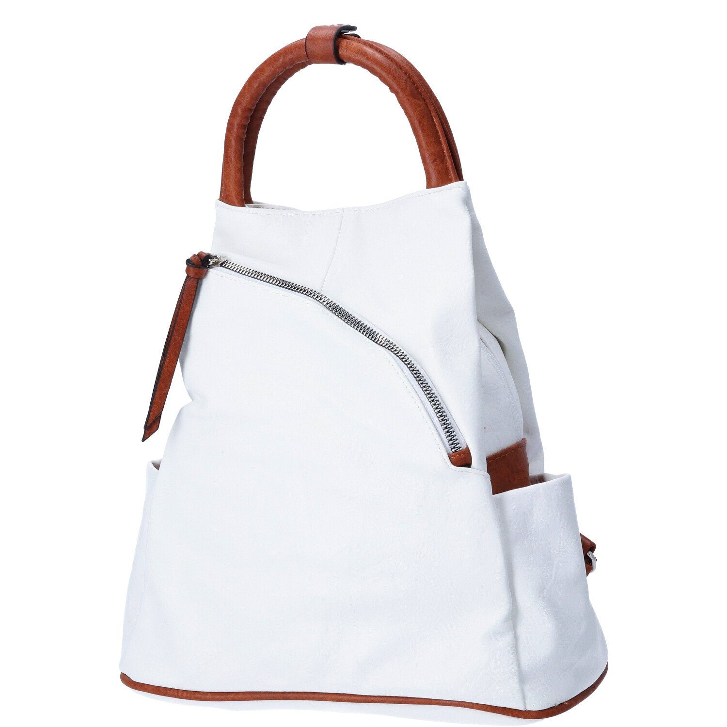 Freizeitrucksack Antonio Damen Freizeit Rucksack weiß