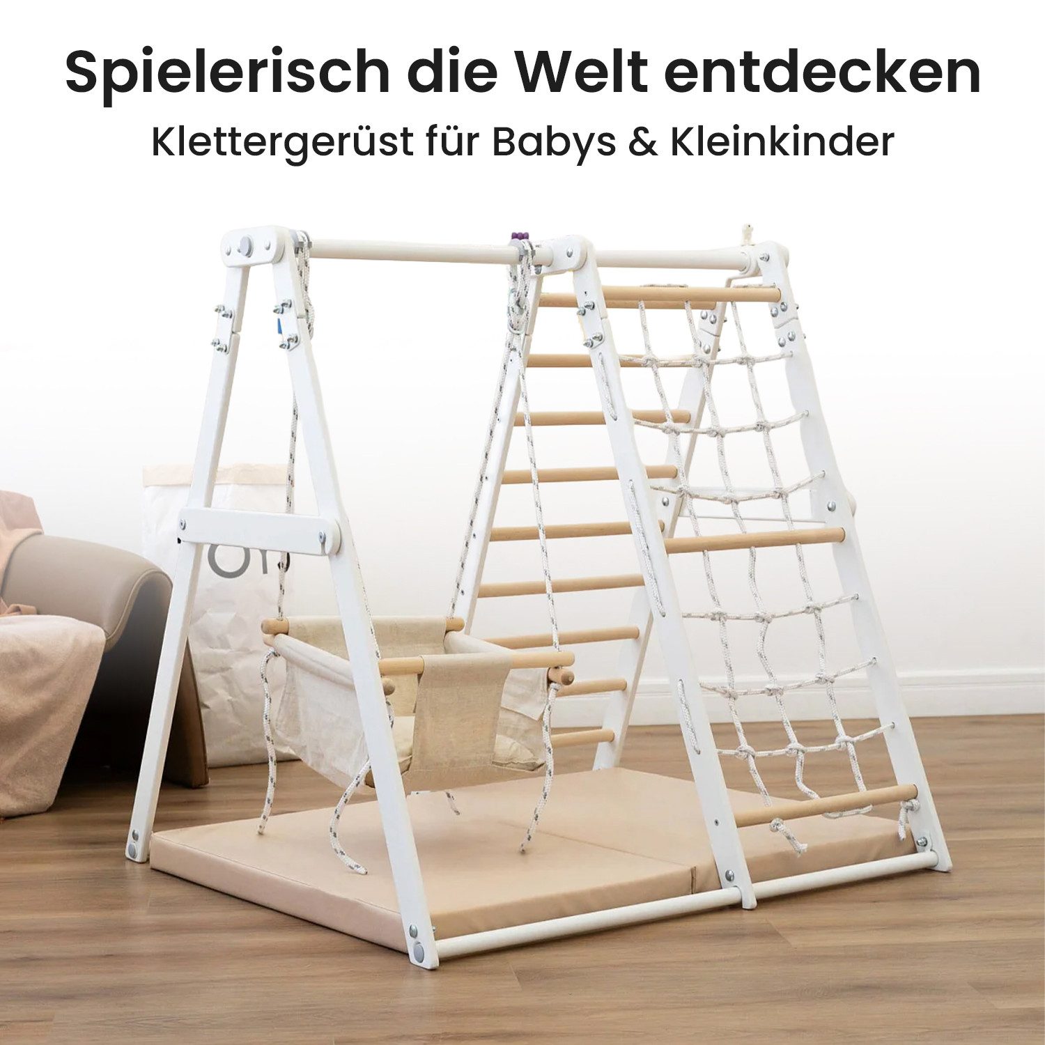 Jeflex Klettergerüst Klettergerüst KidsMaxx K1 Eco