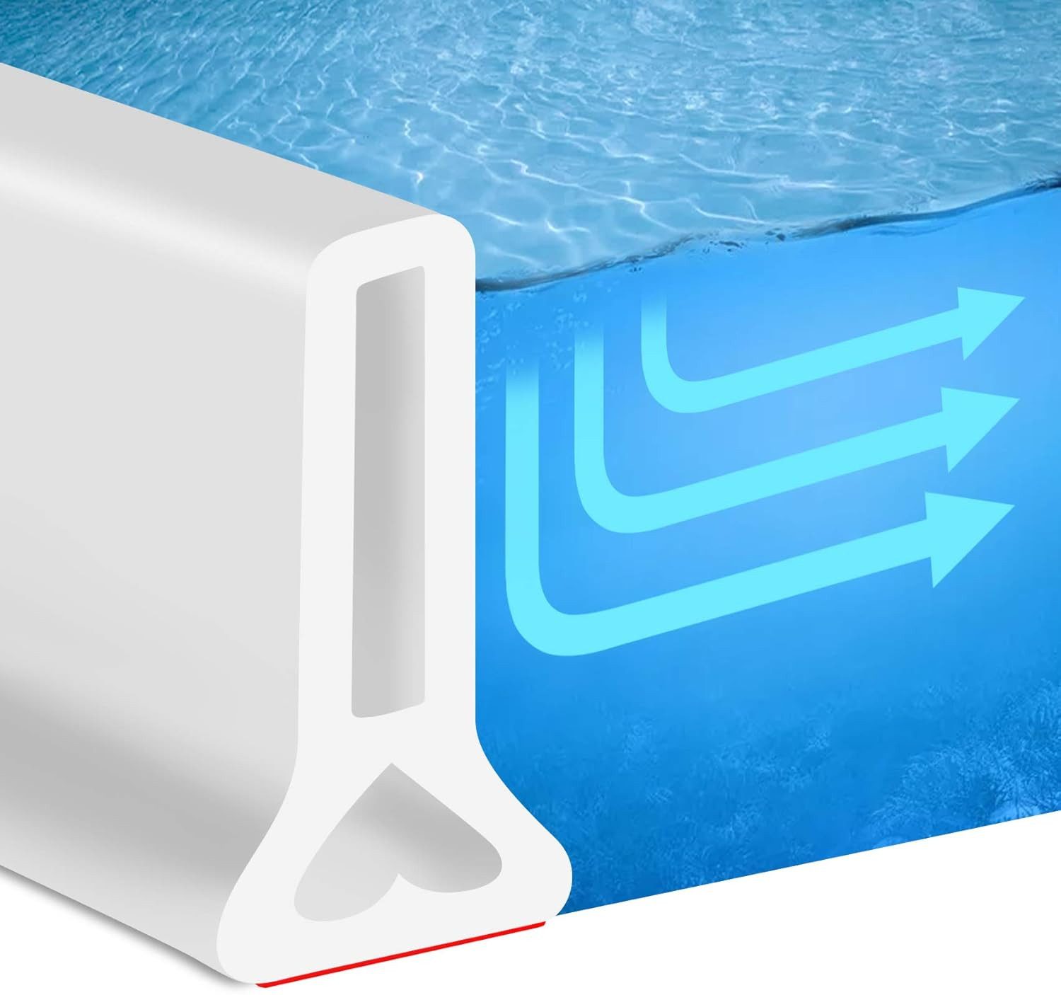 Auledio Abschlussleiste Faltbare 100 cm Duschschwelle günstig online kaufen