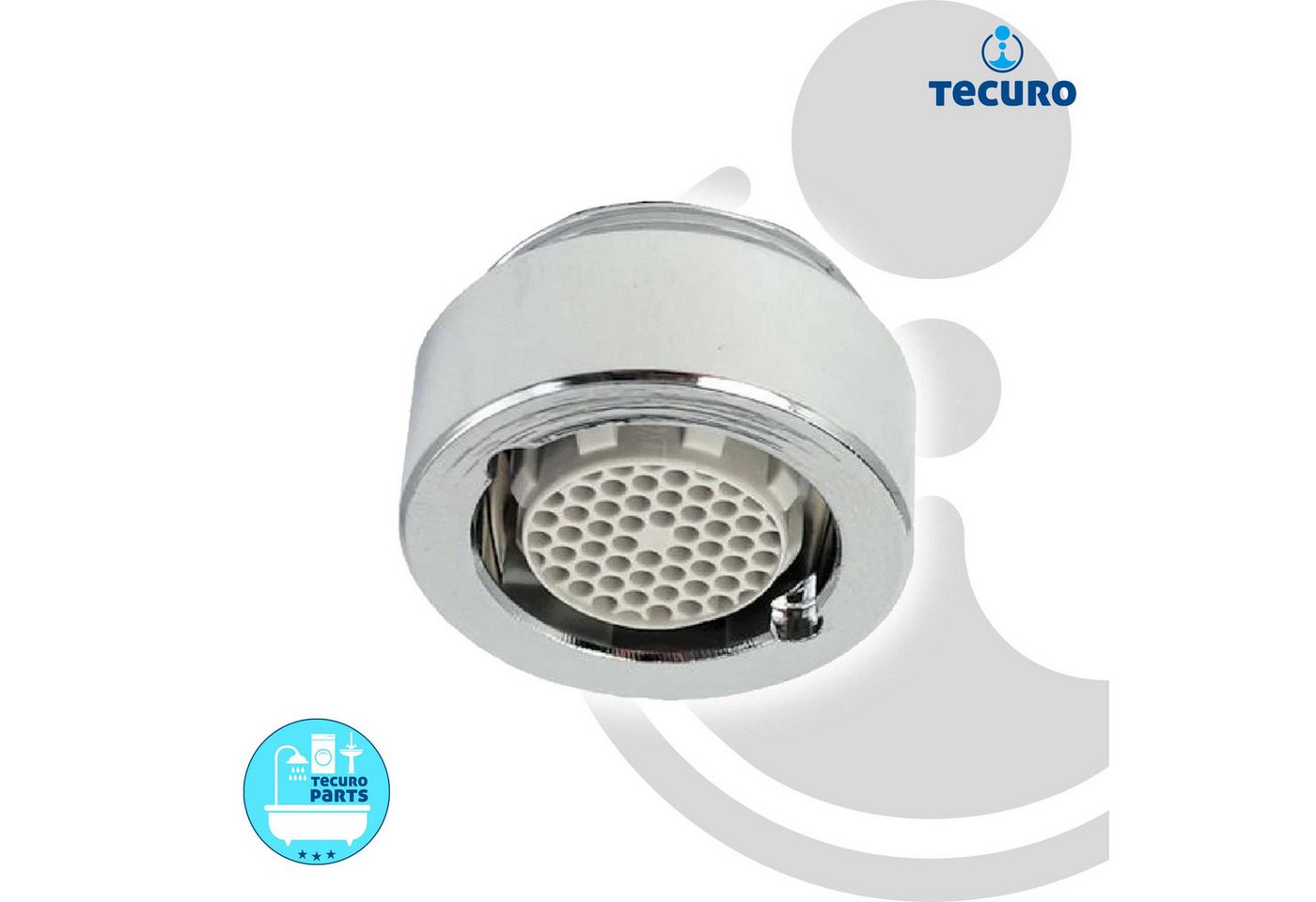 Thumbnail - tecuro Strahlregler DESIGN Mischdüse-Strahlregler-Luftsprudler Ø 24 mm - M20 x 1 AG