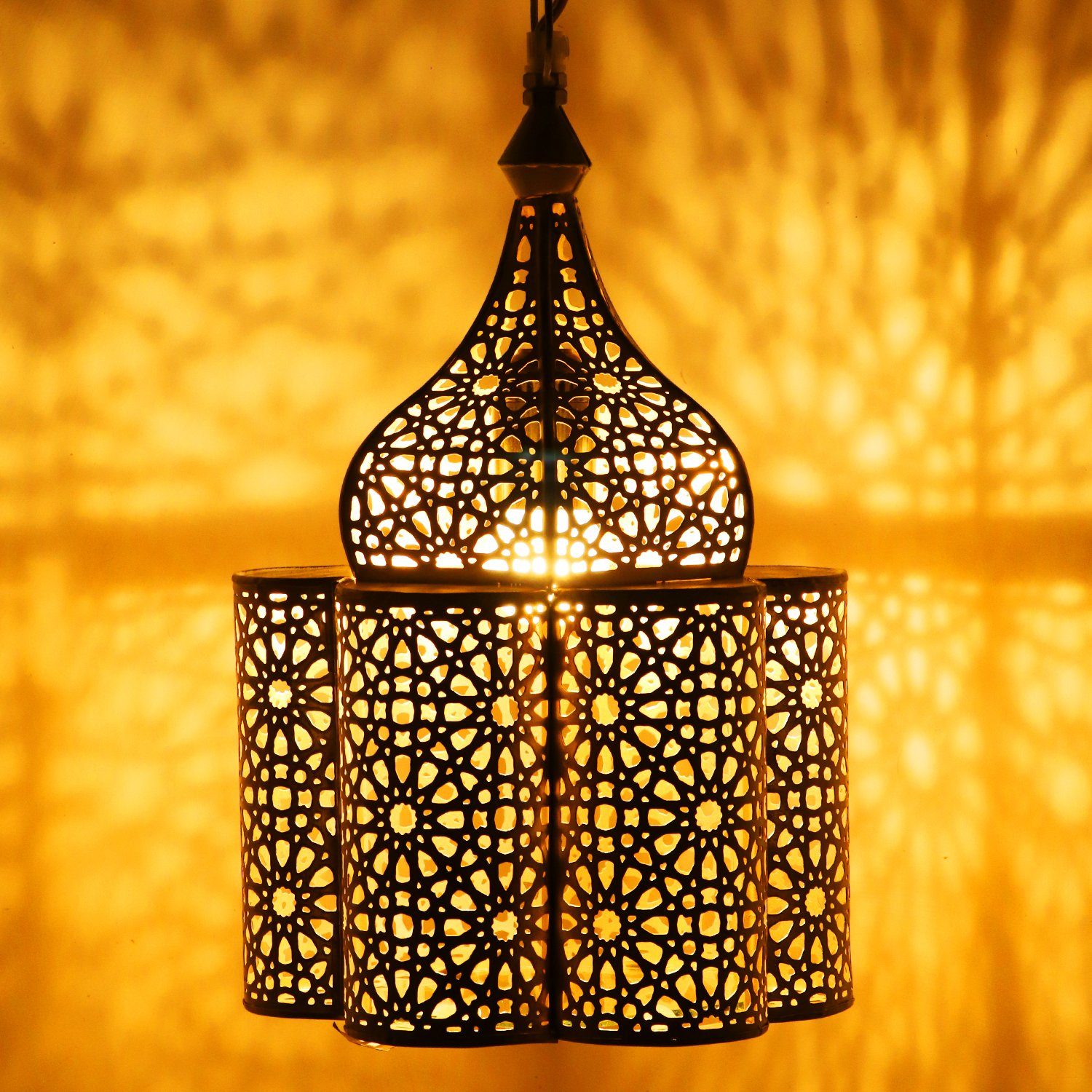 Marrakesch Orient & Mediterran Interior Deckenleuchte Orientalische Lampe  Pendelleuchte Feryal 37cm E27 Lampenfassung, Marokkanische Design  Hängeleuchte Leuchte aus Marokko, Orient Lampen für Wohnzimmer Küche oder  Hängend über den Esstisch