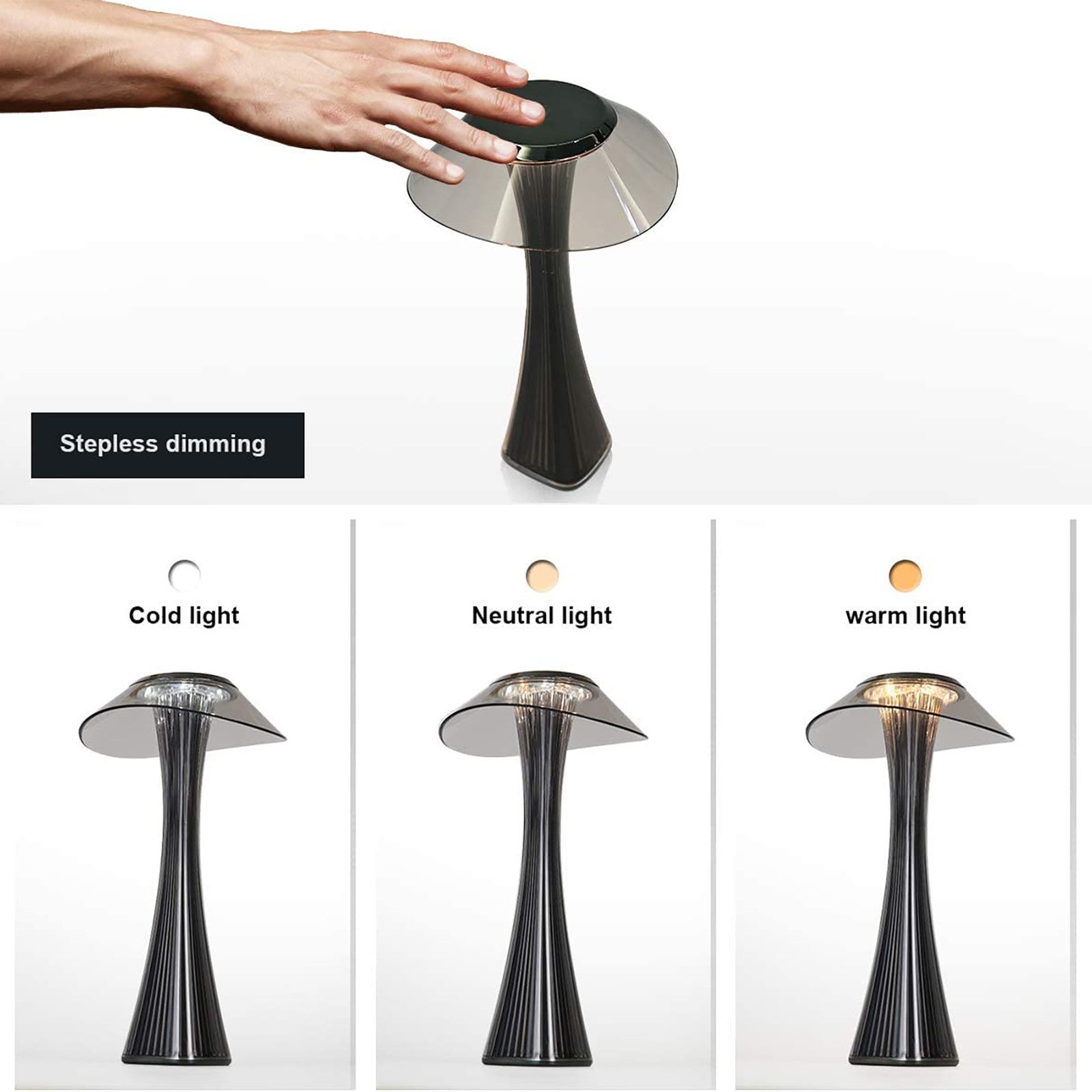 Nettlife LED Nachttischlampe Touch Dimmbar USB günstig online kaufen