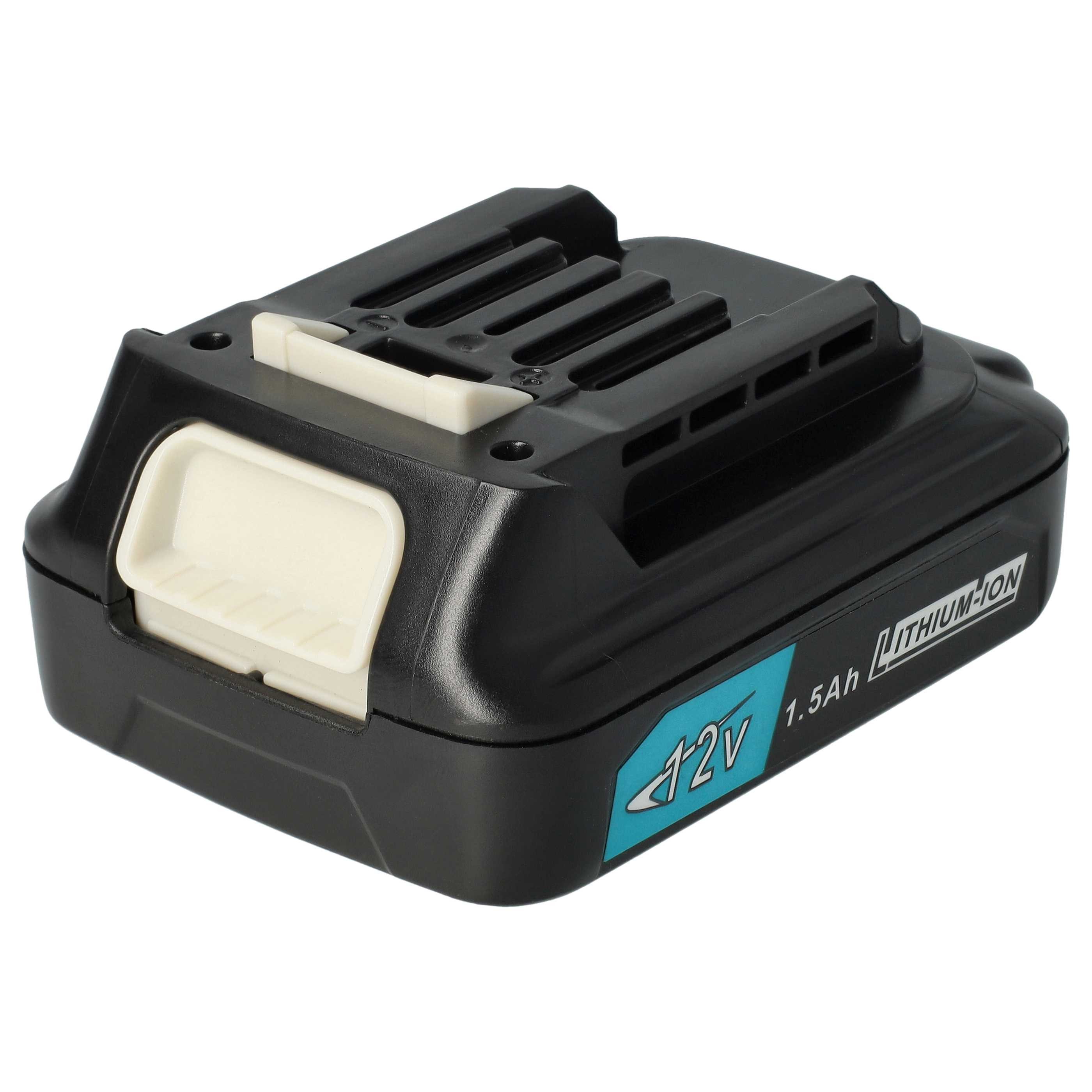 vhbw Akku passend für Makita JR103DZ, JR103DWAE, JV101D, JR104D, JV101DS, Akku Akku Li-Ion 1500 mAh (12 V, 1 St), Leistungsfähiger Austausch-Akku für Werkzeug Powertools wie