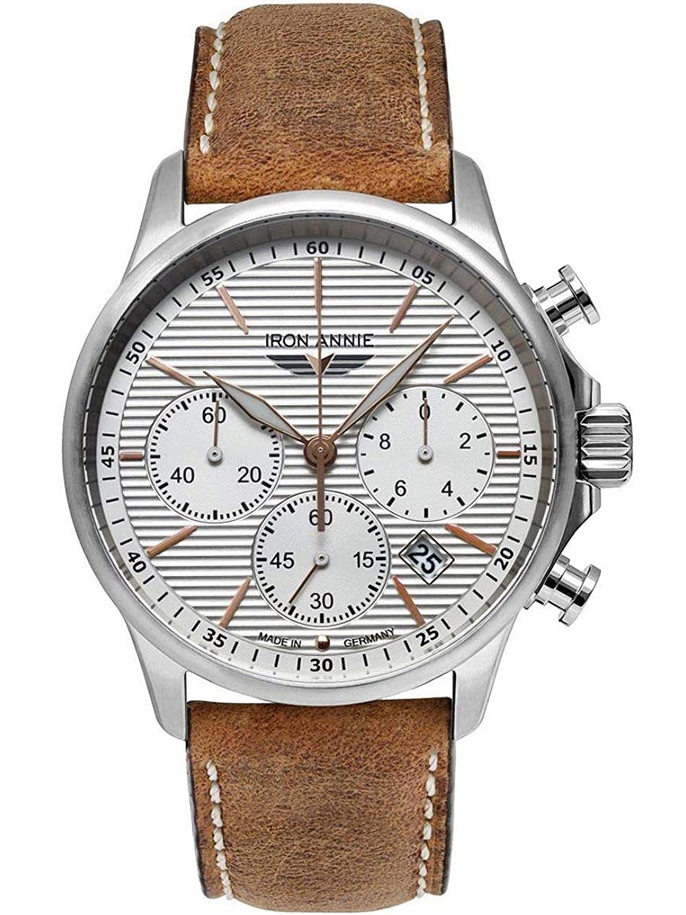 IRON ANNIE Chronograph Iron Annie 5878-4 Wellblech Chronograph Herrenuhr