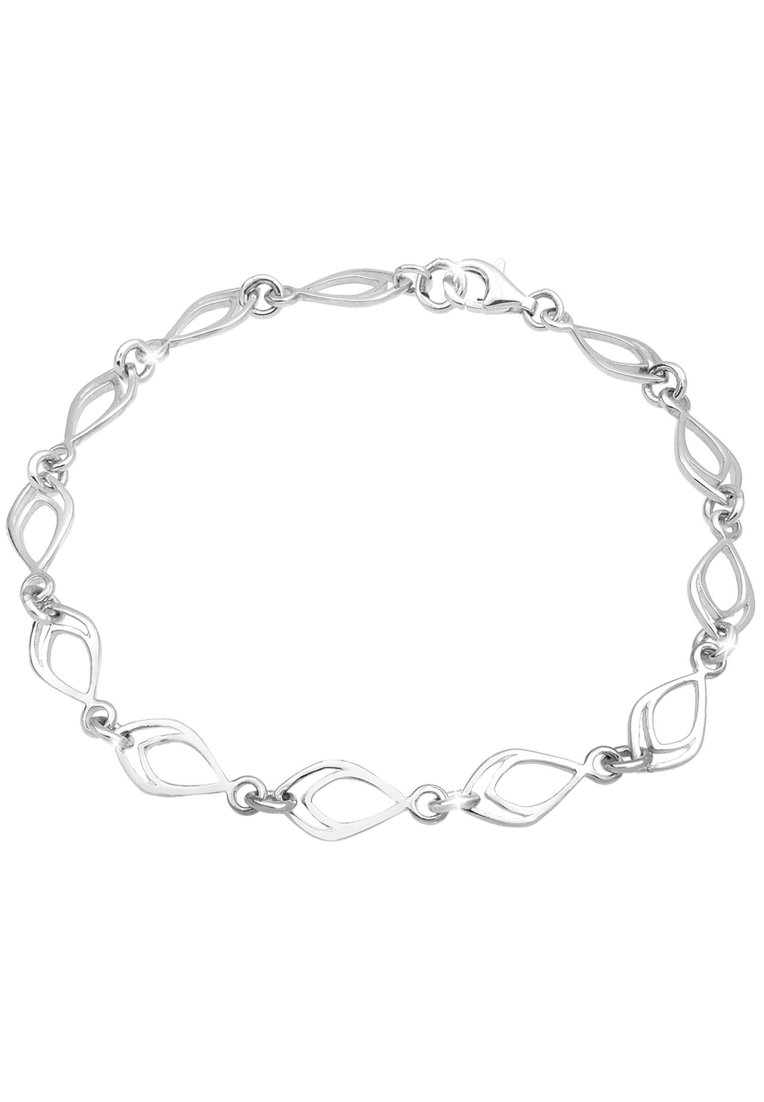 Elli Damen Armband Aus Sterling Silber – Mit Kristallen, 18 Cm