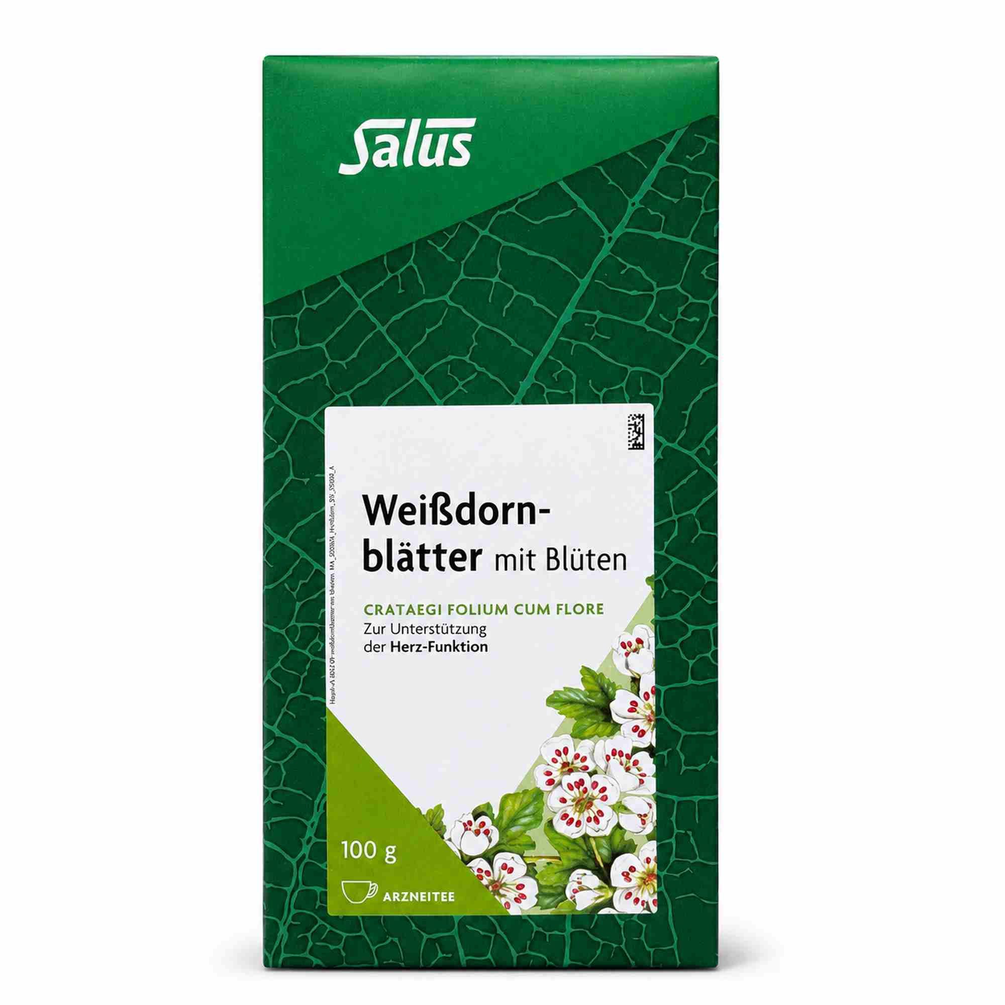 SALUS Pharma GmbH Tee SALUS WEISSDORNBLÄTTER m.Blüten Arzneitee Bio Salus 100g