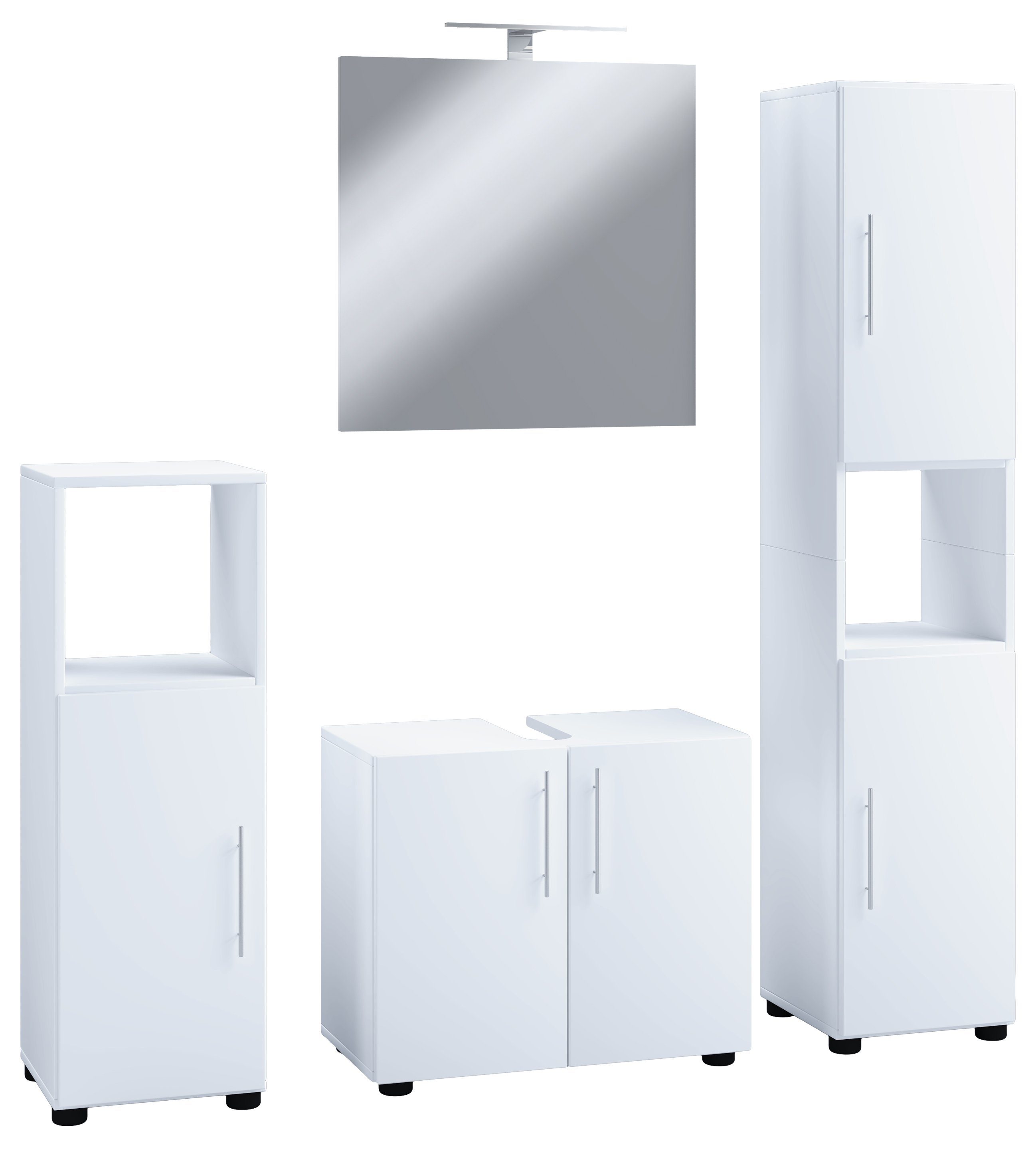 VCM Badmöbel-Set 4-tlg. Badmöbel Set Komplett günstig online kaufen