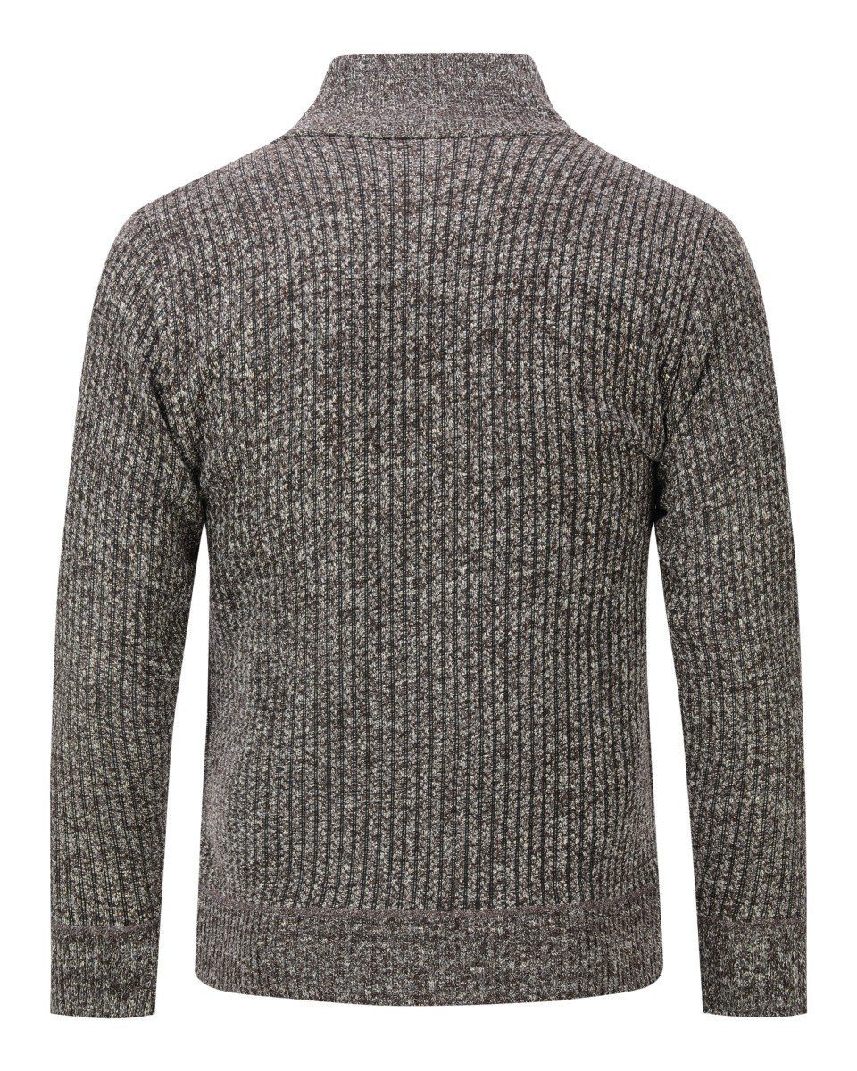 Allthemen Strickjacke mit Stehkragen Herren klassischer Cardigan günstig online kaufen