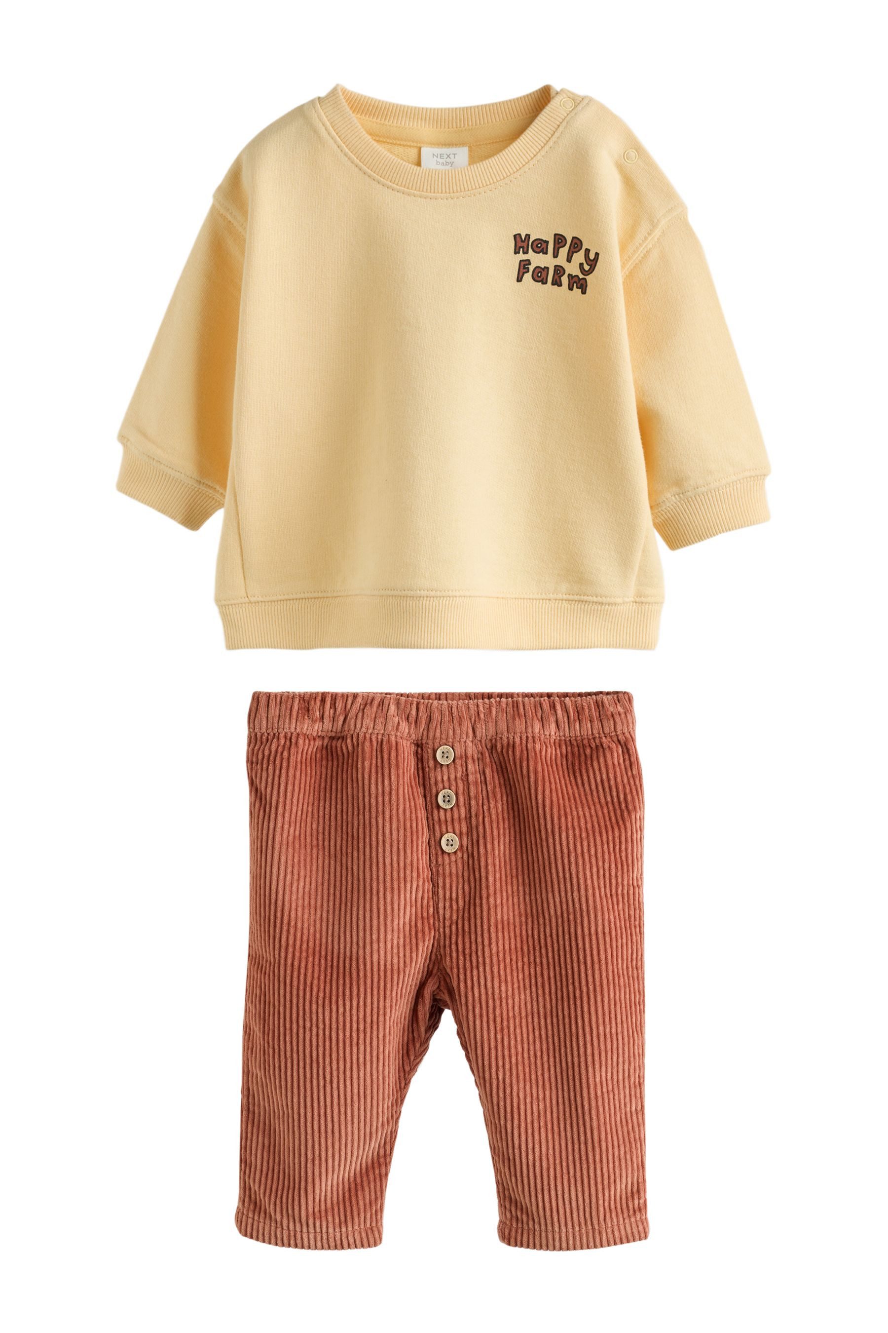 Next Sweatanzug Baby-Kombiset aus Sweatshirt und Hose, 2-teilig (2-tlg)