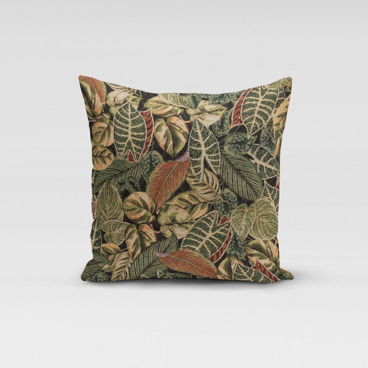 SCHÖNER LEBEN. Dekokissen Kissenhülle Premium Houseplant Jungle Blätter grün s, made in Germany,handmade