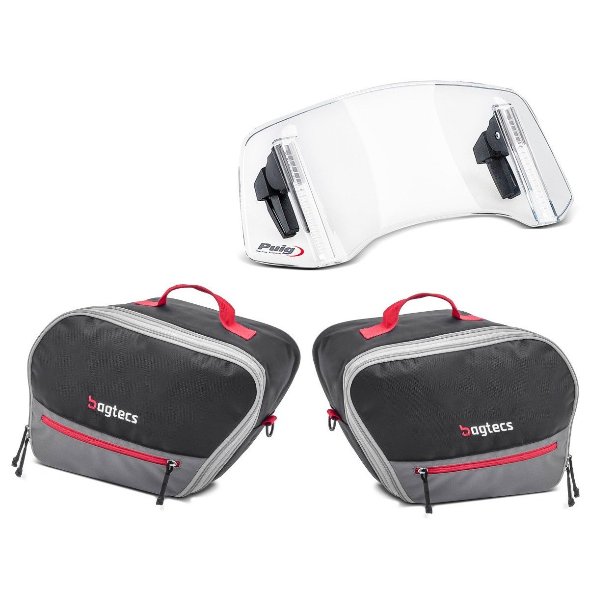 PUIG Reisetasche Vario Spoiler Aufsatz passend für Yamaha Tracer 9 / GT Clip-On # 20764