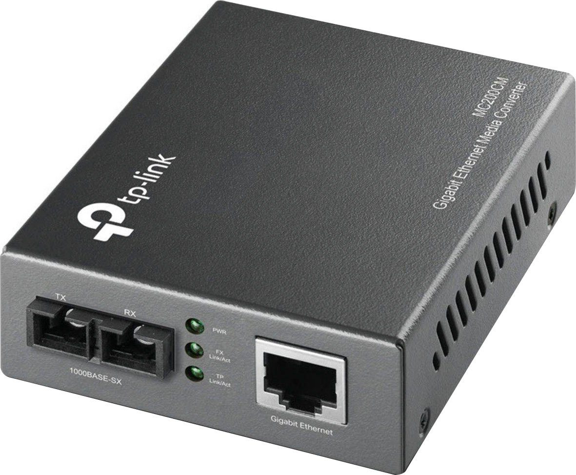 Gigabit Medienkonverter Konverter Ethernet MC200CM TP-Link