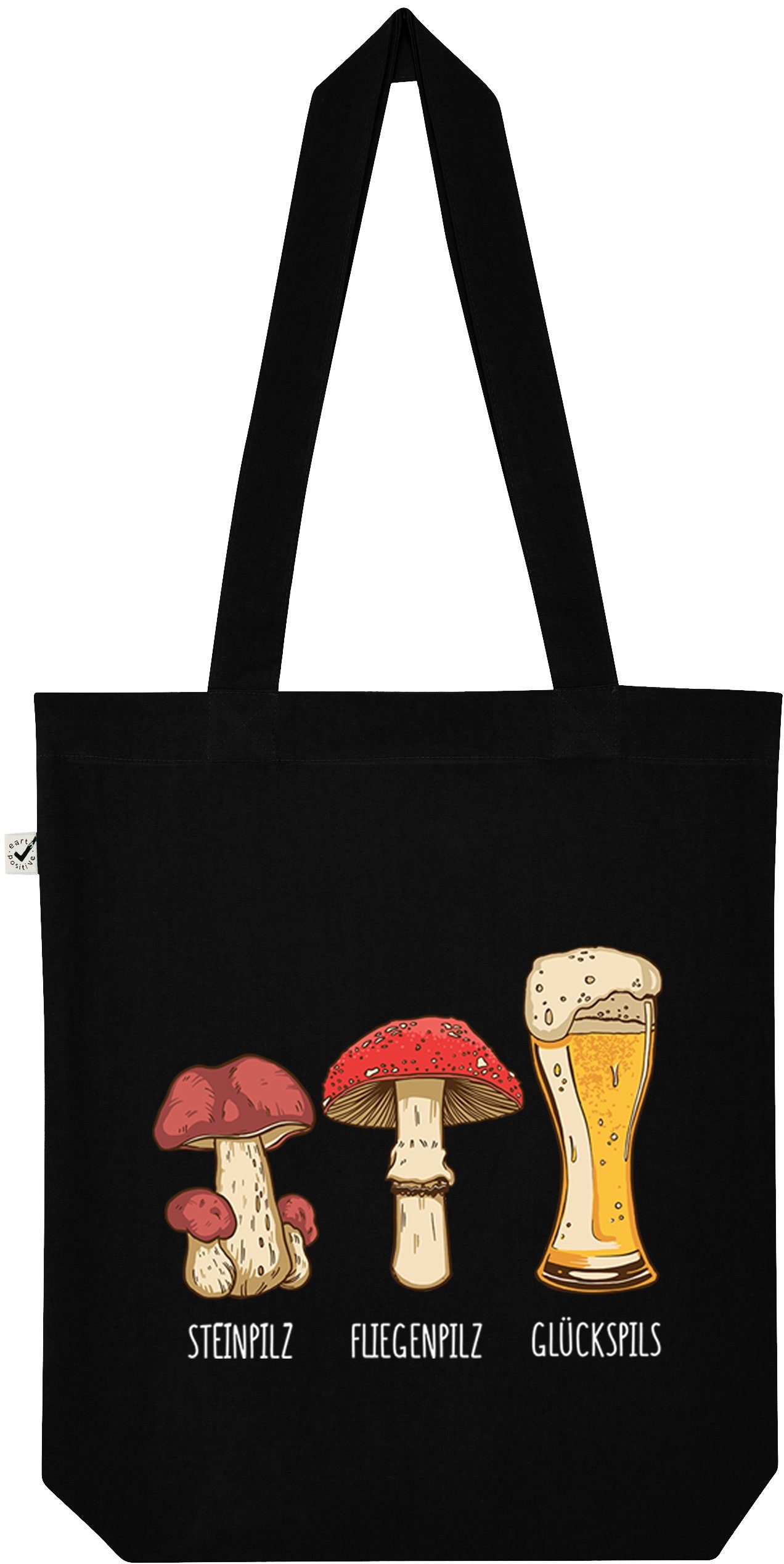 Youth Designz Tragetasche Glückspils Jutebeutel Tasche Lange Henkel, mit tr günstig online kaufen