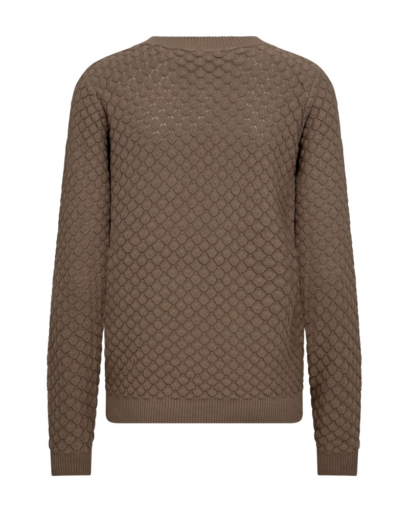 FREEQUENT Strickpullover FQDODO mit feinster Lochstickerei günstig online kaufen