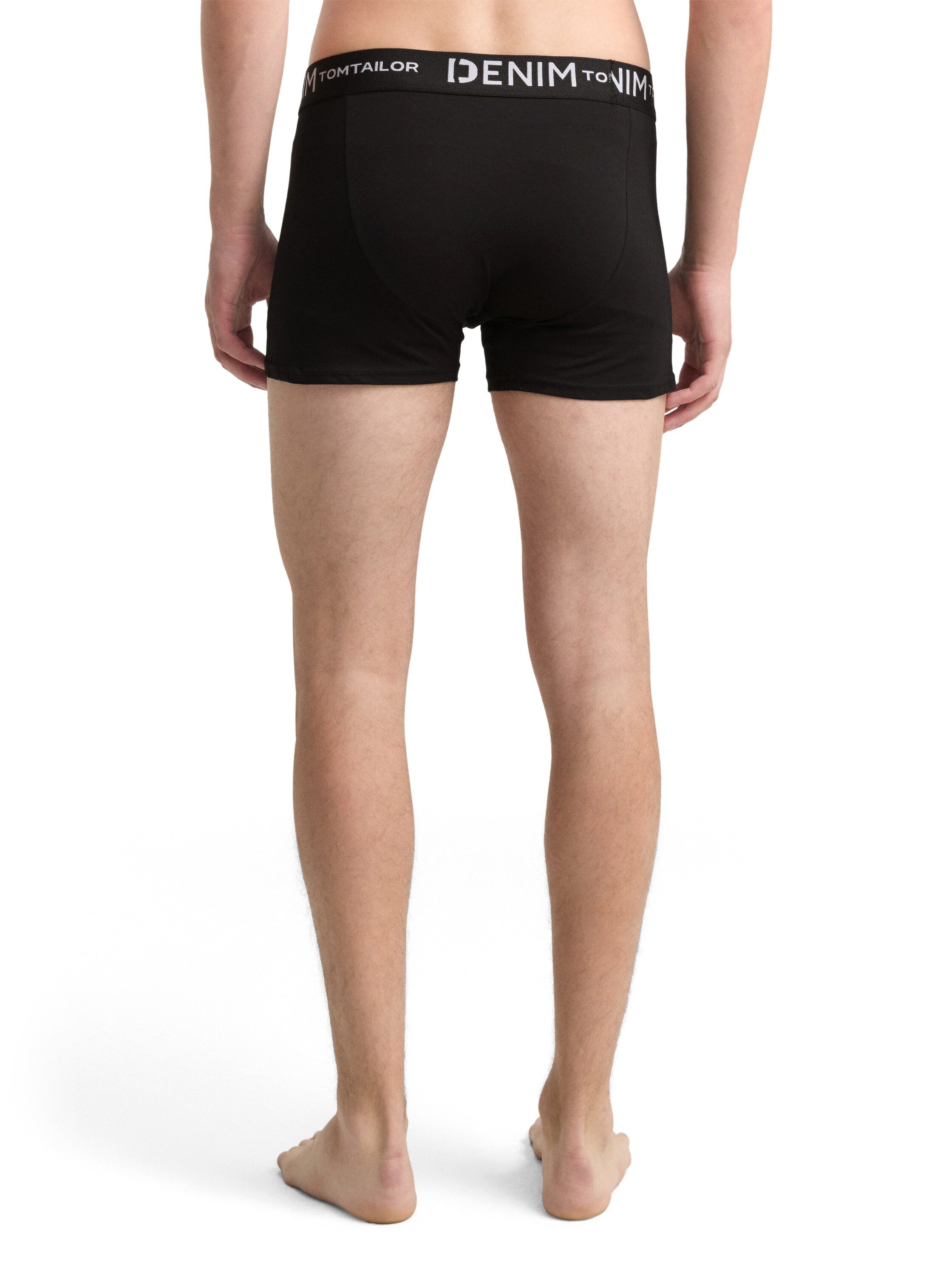 TOM TAILOR Denim Boxershorts (Packung, 3-St) mit Logo-Stretchbund günstig online kaufen