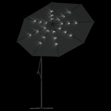 vidaXL Balkonsichtschutz Ampelschirm mit Aluminium-Mast 300 cm Anthrazit
