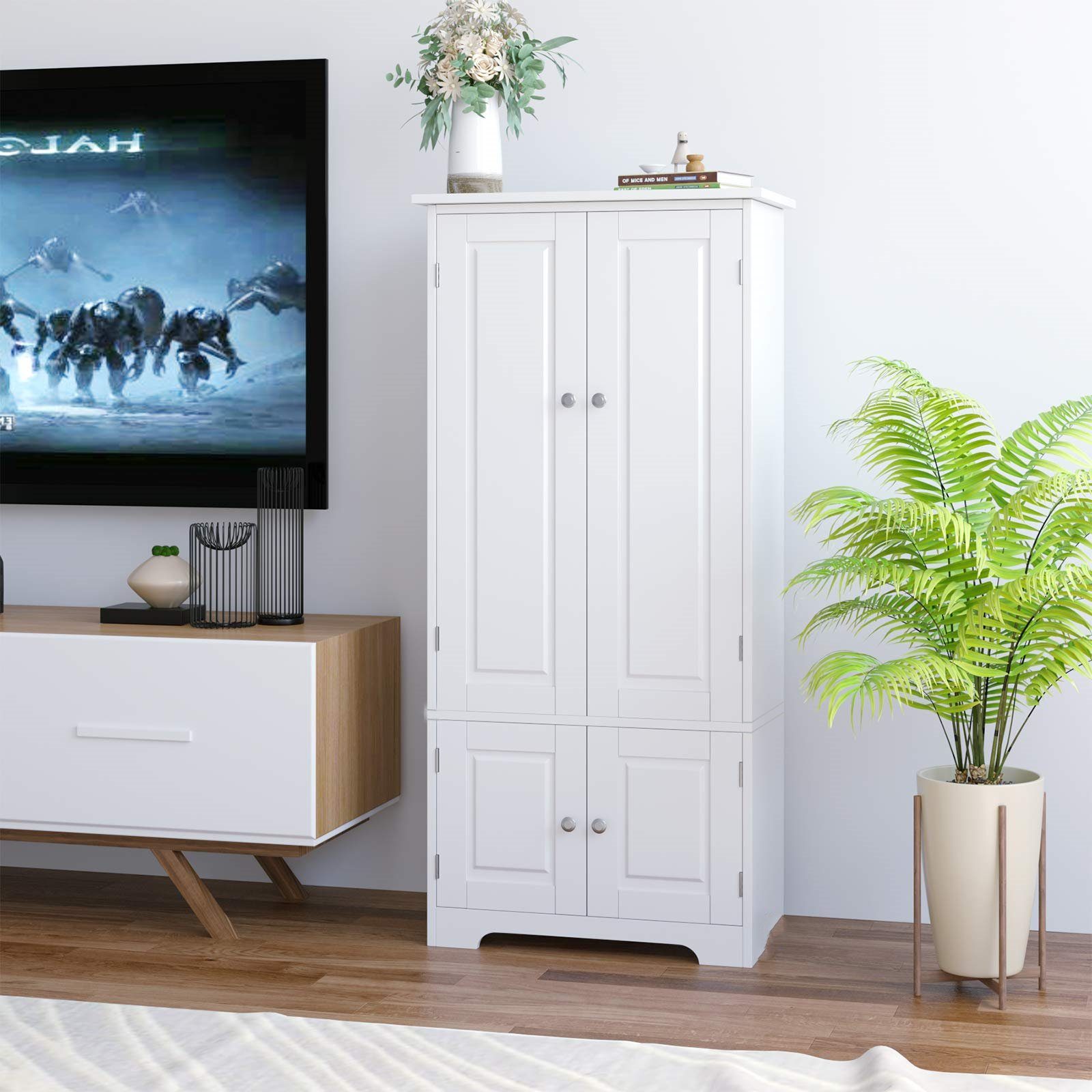 Homfa Mehrzweckschrank Küchenschrank Badezimmerschrank Bücherschrank, Wohnz günstig online kaufen