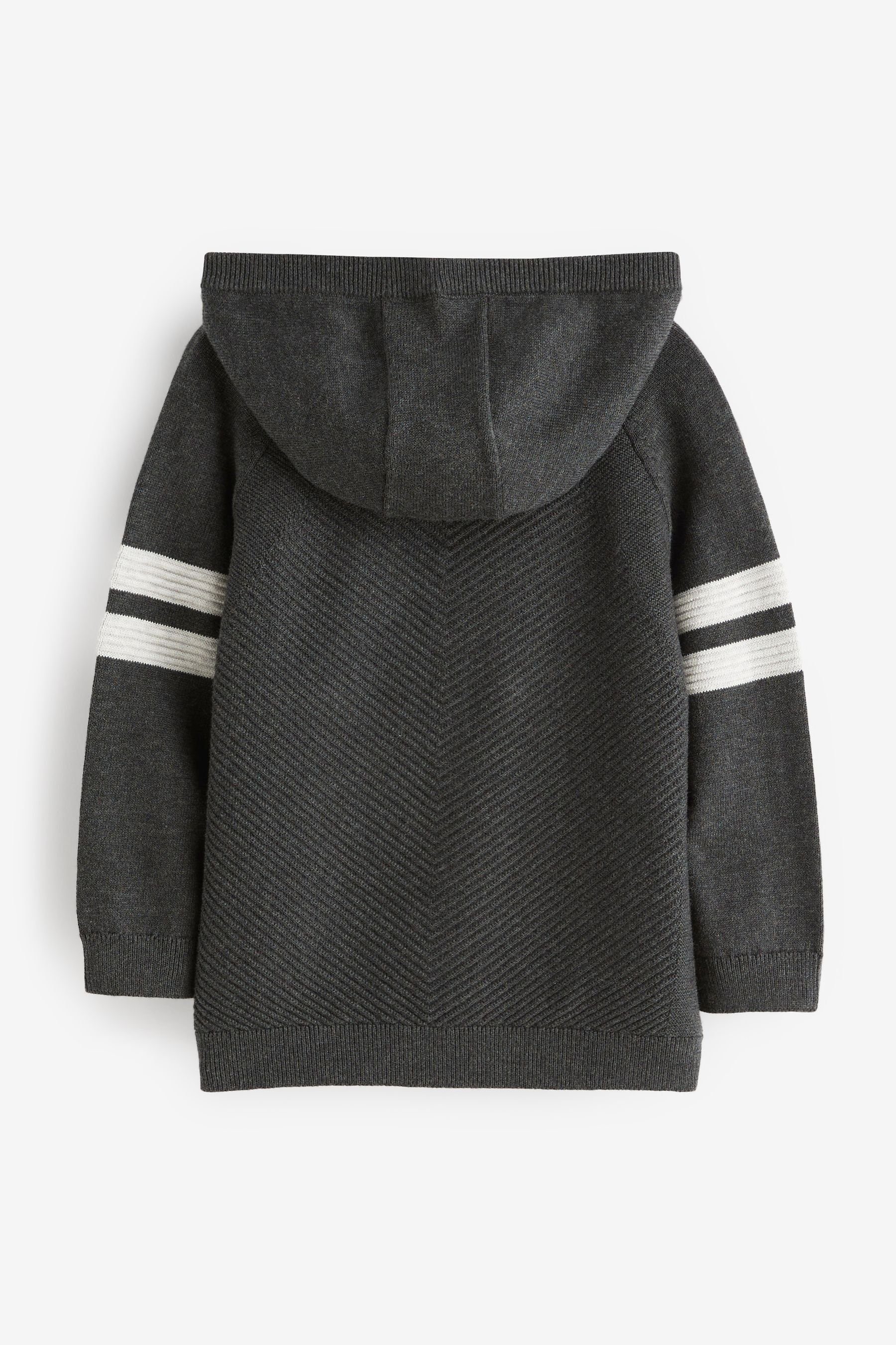 Next Kapuzenpullover Gestricktes Hoodie mit Struktur günstig online kaufen