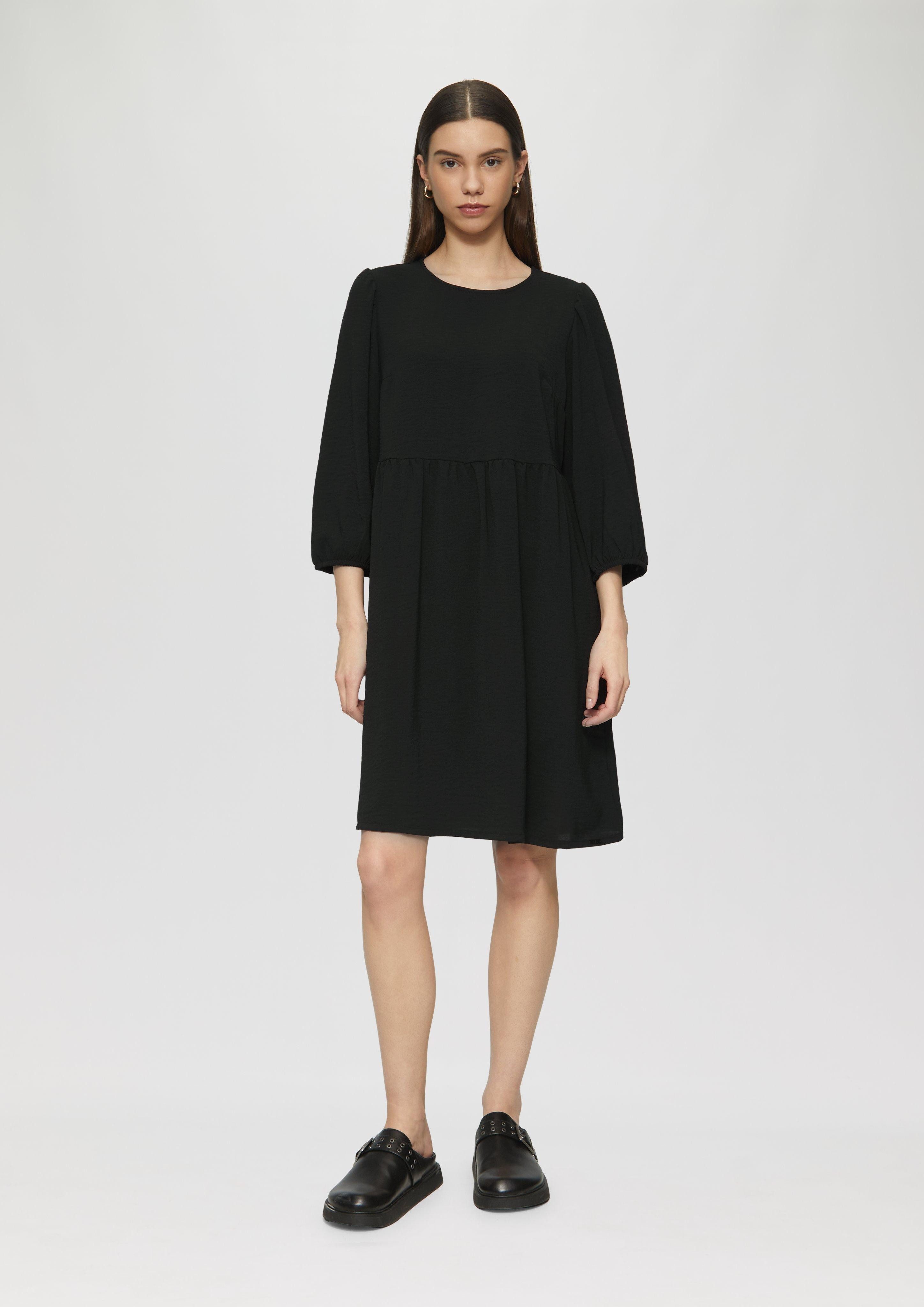 Minikleid Kurzes Kleid mit Puffärmel