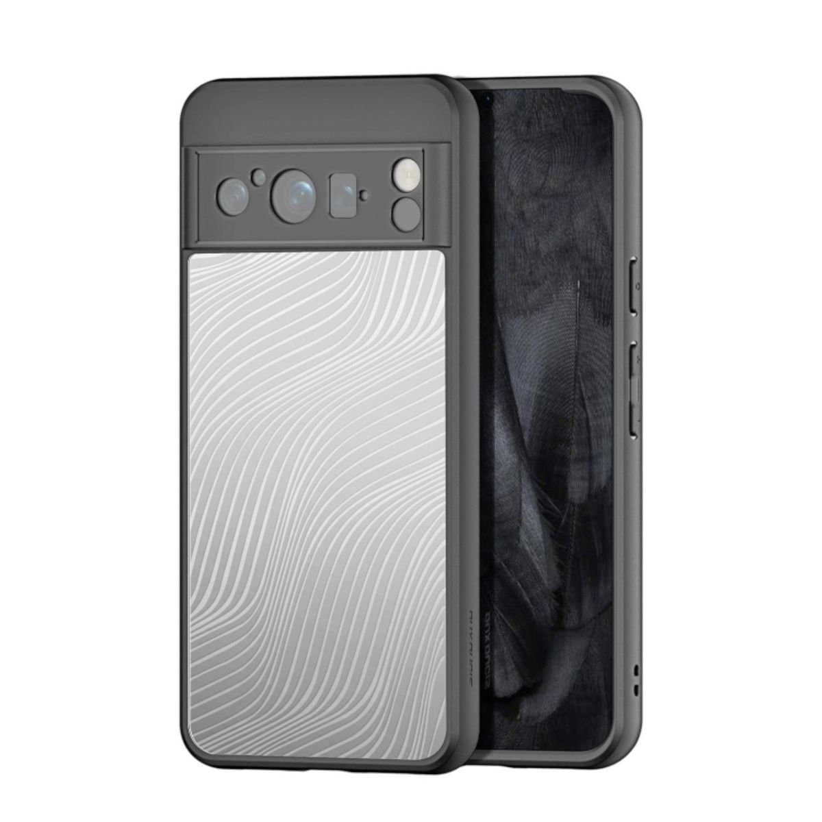 Wigento Handyhülle Für Google Pixel 8 Pro Aimo Series TPU / PC Hülle Cover Schutzhülle