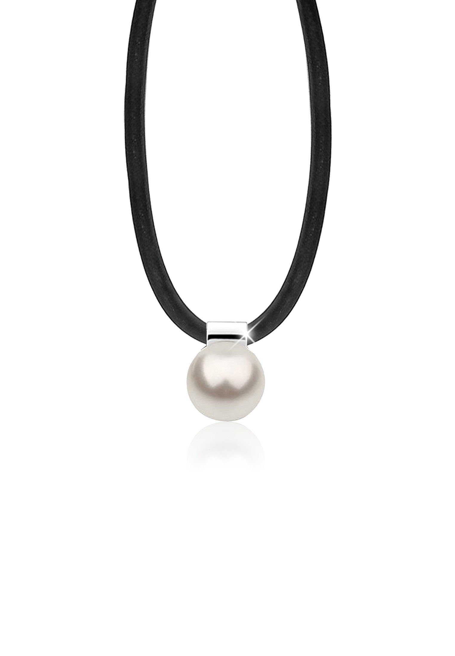 Nenalina Perlenkette Kautschuk Synthetische Perle 925 günstig online kaufen