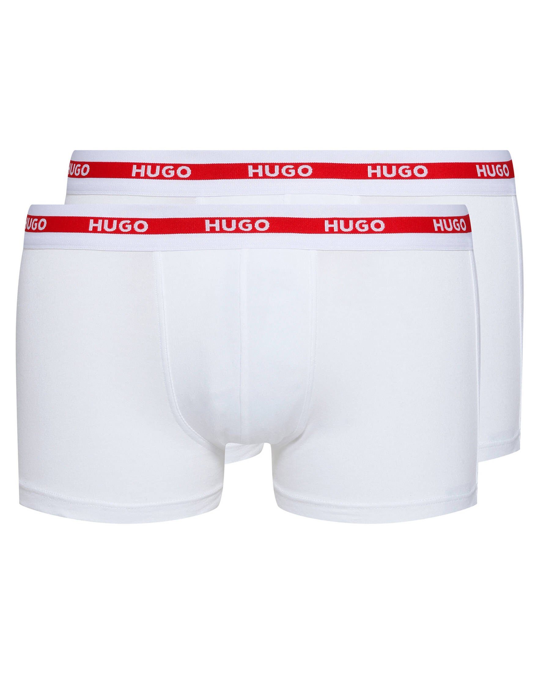 HUGO Retro Pants Herren Retropants TRUNK TWIN PACK 2er-Set (3-St) weiss (10)