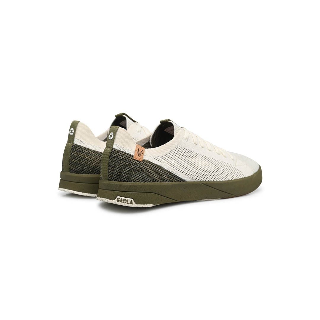 SAOLA Cannon Knit 2.0 weiss/olive Herren günstig online kaufen